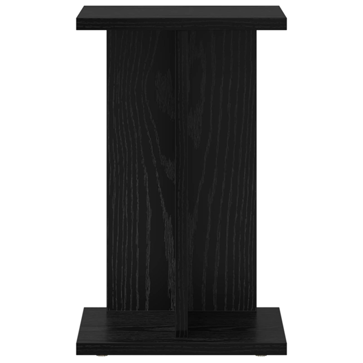 Növényállvány 2 pcs Fekete Tölgy 25 x 25,5 x 40,5 cm Mérnöki fa