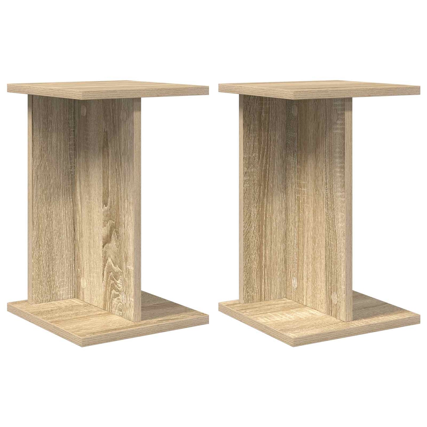 Növényállvány 2 db Sonoma tölgy 25 x 25,5 x 40,5 cm Mérnöki fa