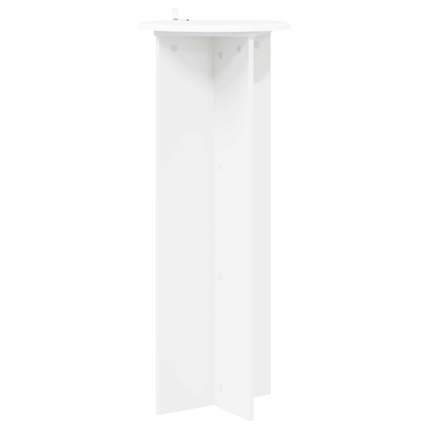 Növényállvány 2 pcs Fehér Ø40 x 100 cm Szerelt Fa