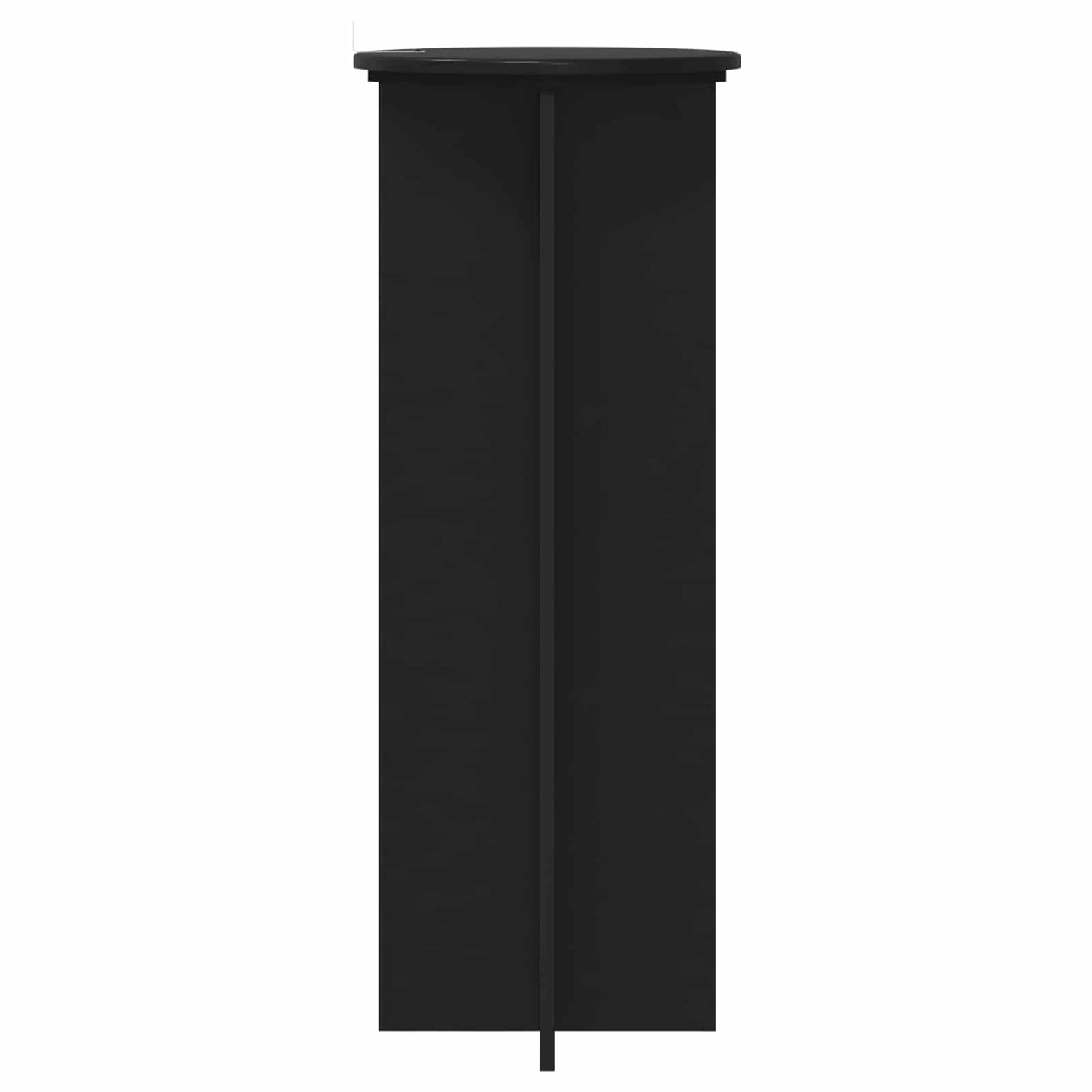Növényállvány 2 pcs Fekete Ø40 x 100 cm Szerelt Fa