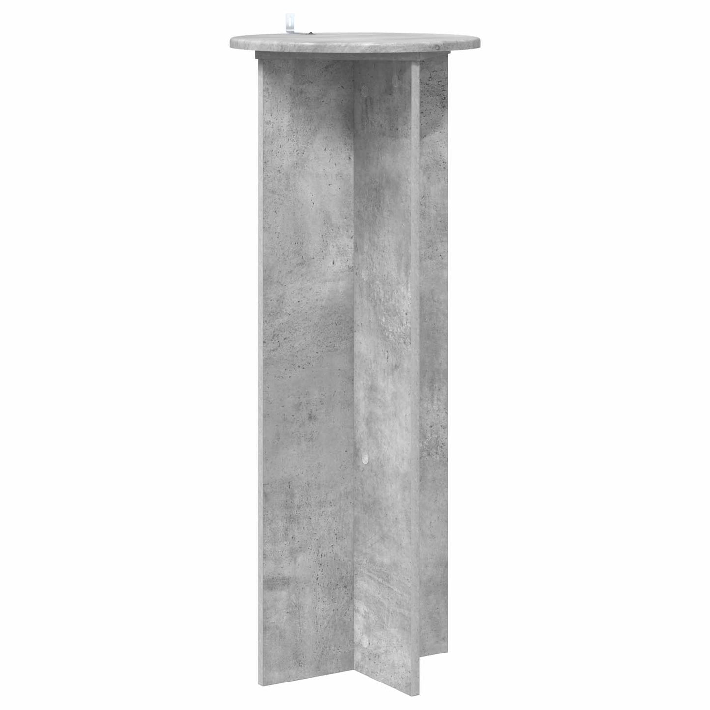Növényállvány 2 pcs Betonszürke Ø40 x 100 cm Szerelt Fa