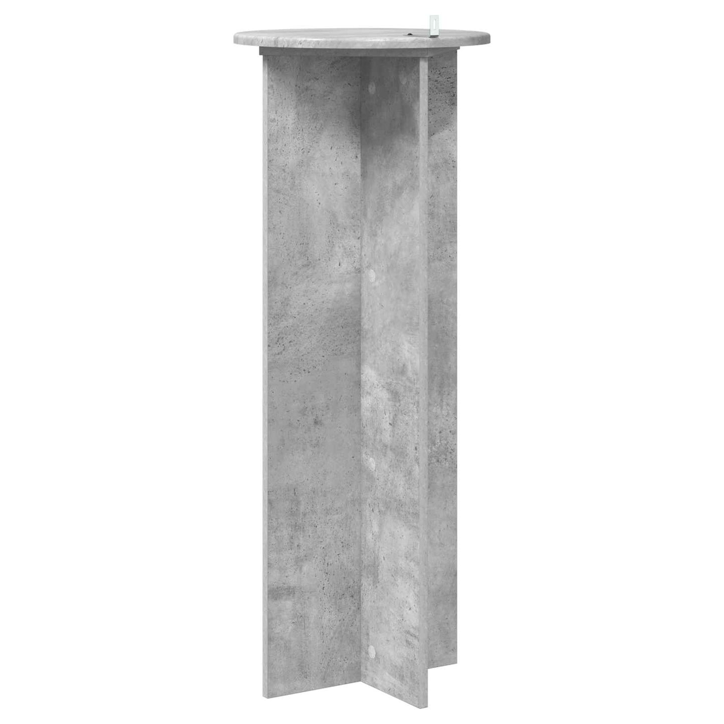 Növényállvány 2 pcs Betonszürke Ø40 x 100 cm Szerelt Fa