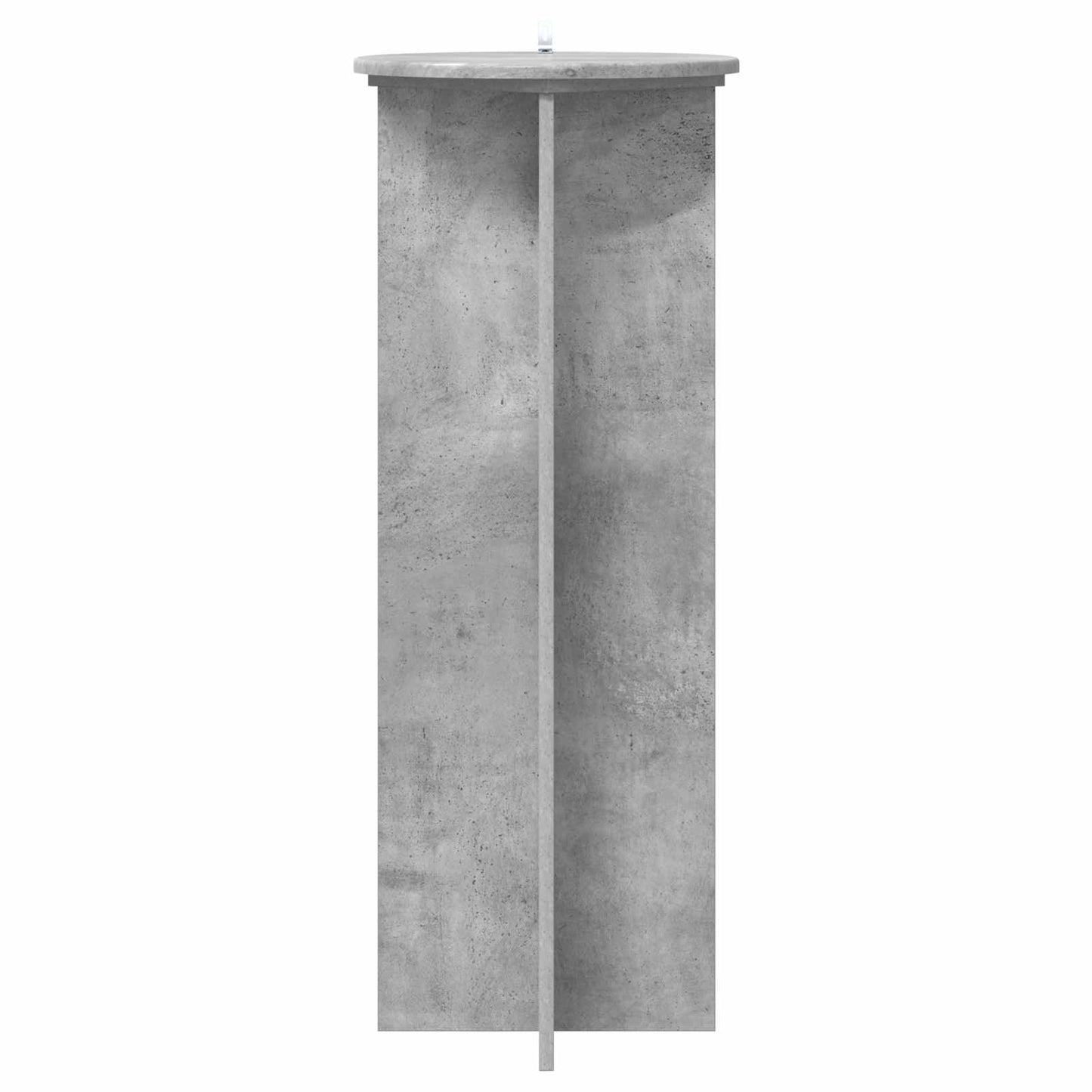 Növényállvány 2 pcs Betonszürke Ø40 x 100 cm Szerelt Fa