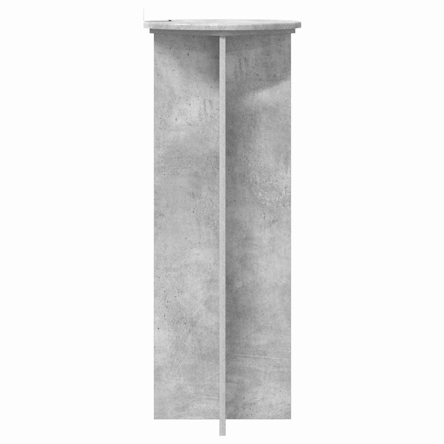 Növényállvány 2 pcs Betonszürke Ø40 x 100 cm Szerelt Fa