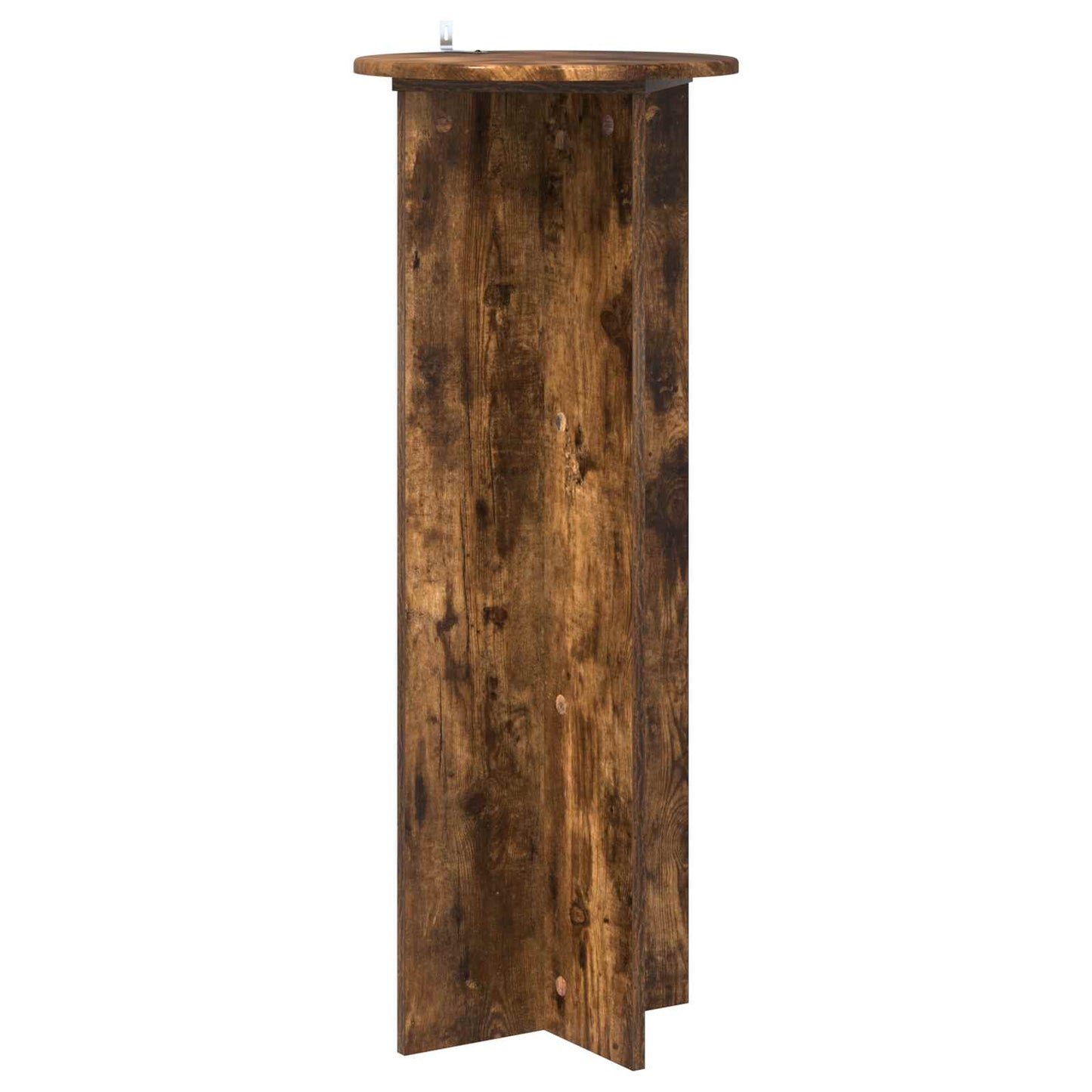 Növényállvány 2 pcs Füstös Tölgy Ø40 x 100 cm Szerelt Fa