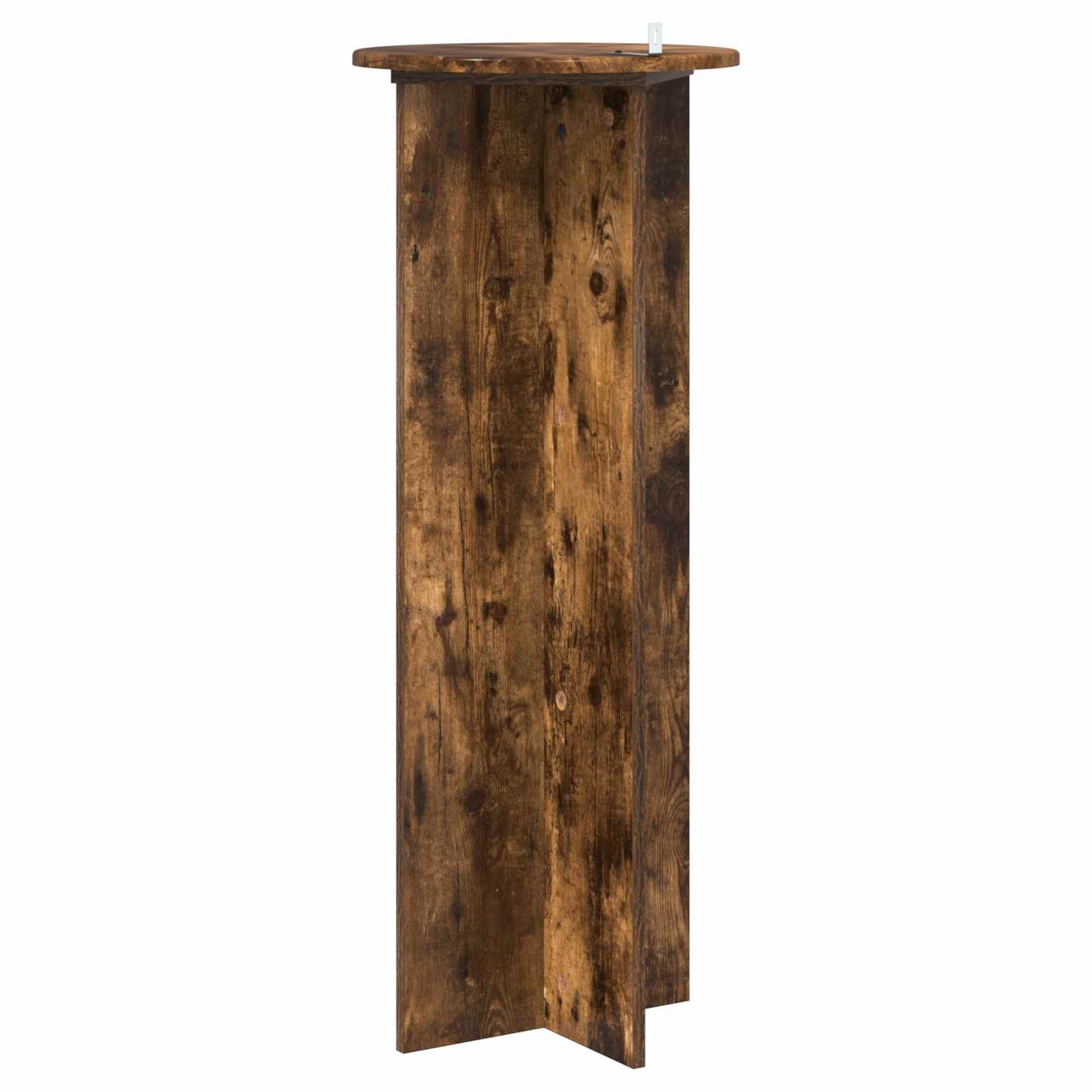 Növényállvány 2 pcs Füstös Tölgy Ø40 x 100 cm Szerelt Fa