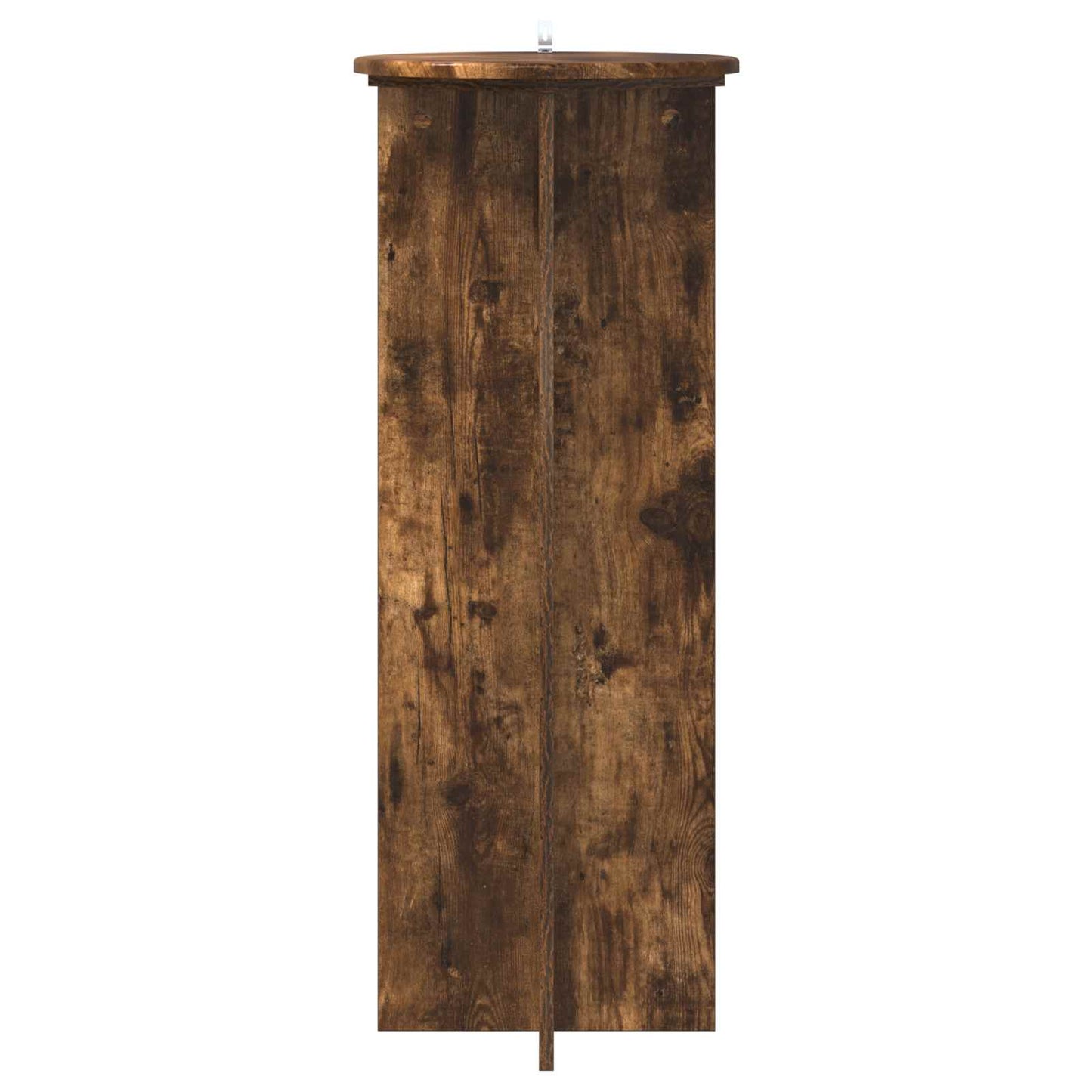 Növényállvány 2 pcs Füstös Tölgy Ø40 x 100 cm Szerelt Fa