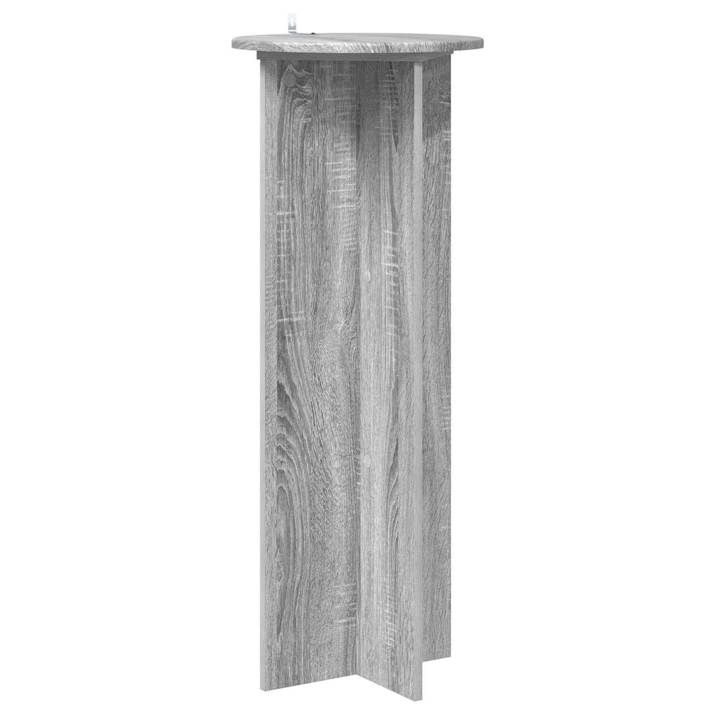 Növényállvány 2 pcs Szürke Sonoma Ø40 x 100 cm Szerelt Fa