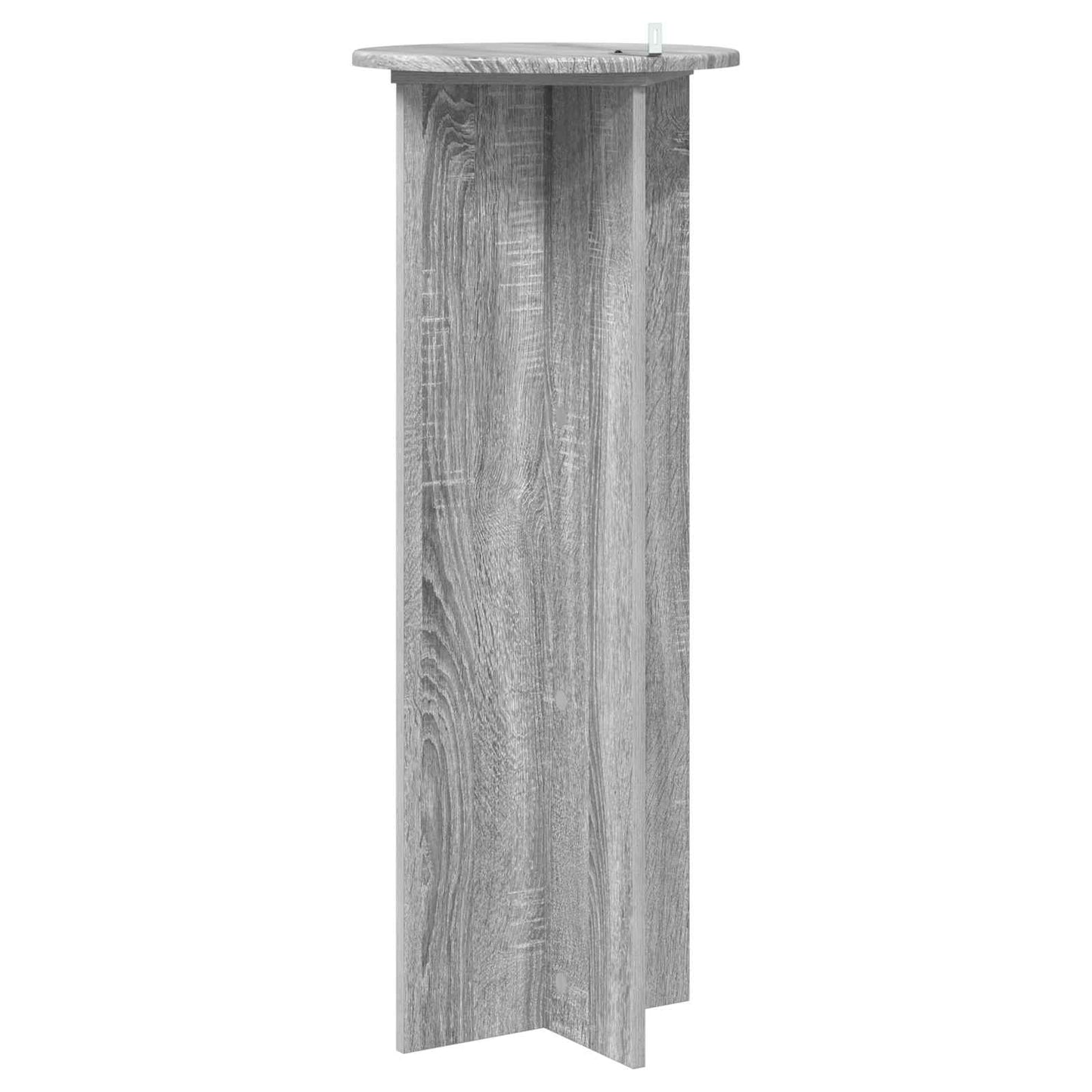 Növényállvány 2 pcs Szürke Sonoma Ø40 x 100 cm Szerelt Fa