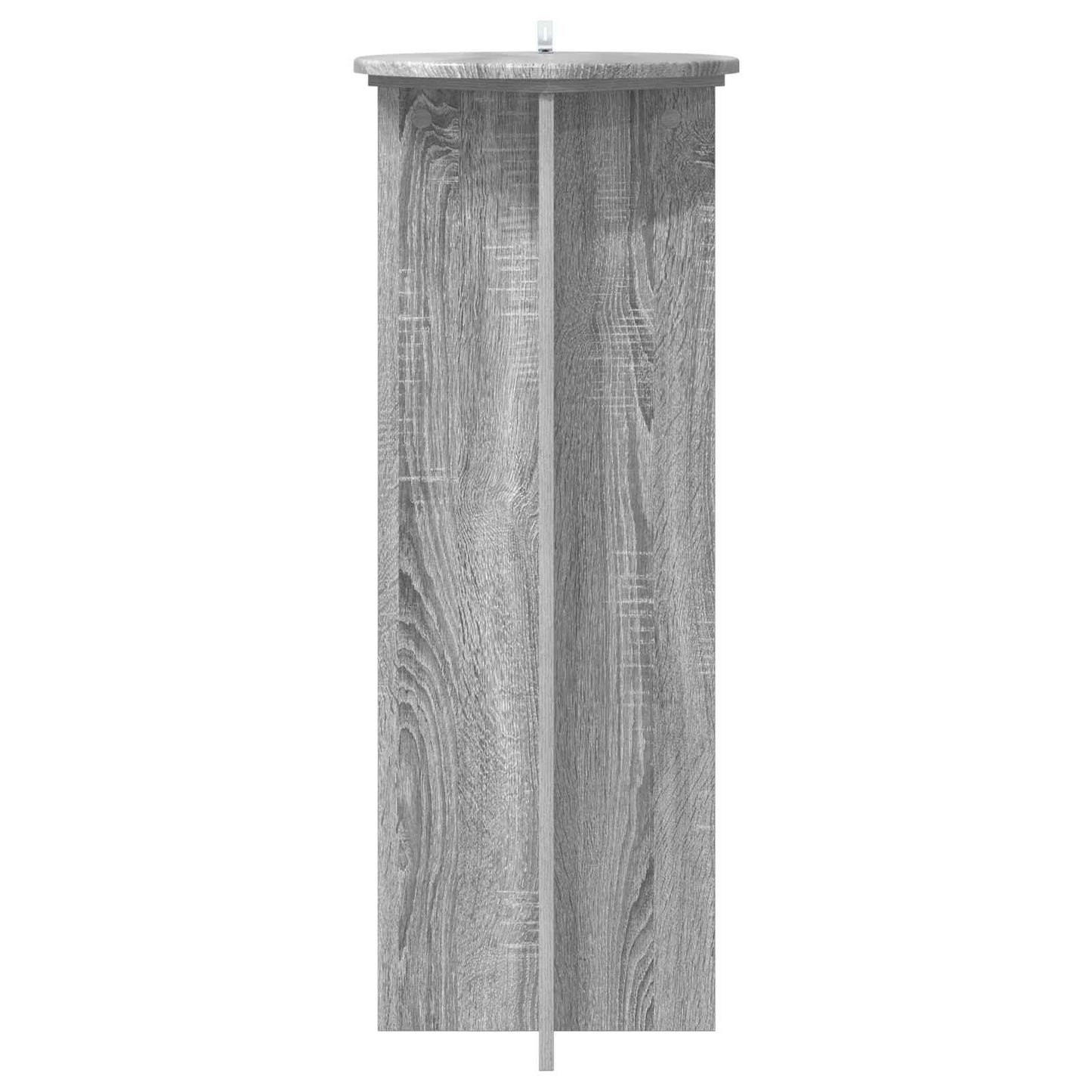 Növényállvány 2 pcs Szürke Sonoma Ø40 x 100 cm Szerelt Fa
