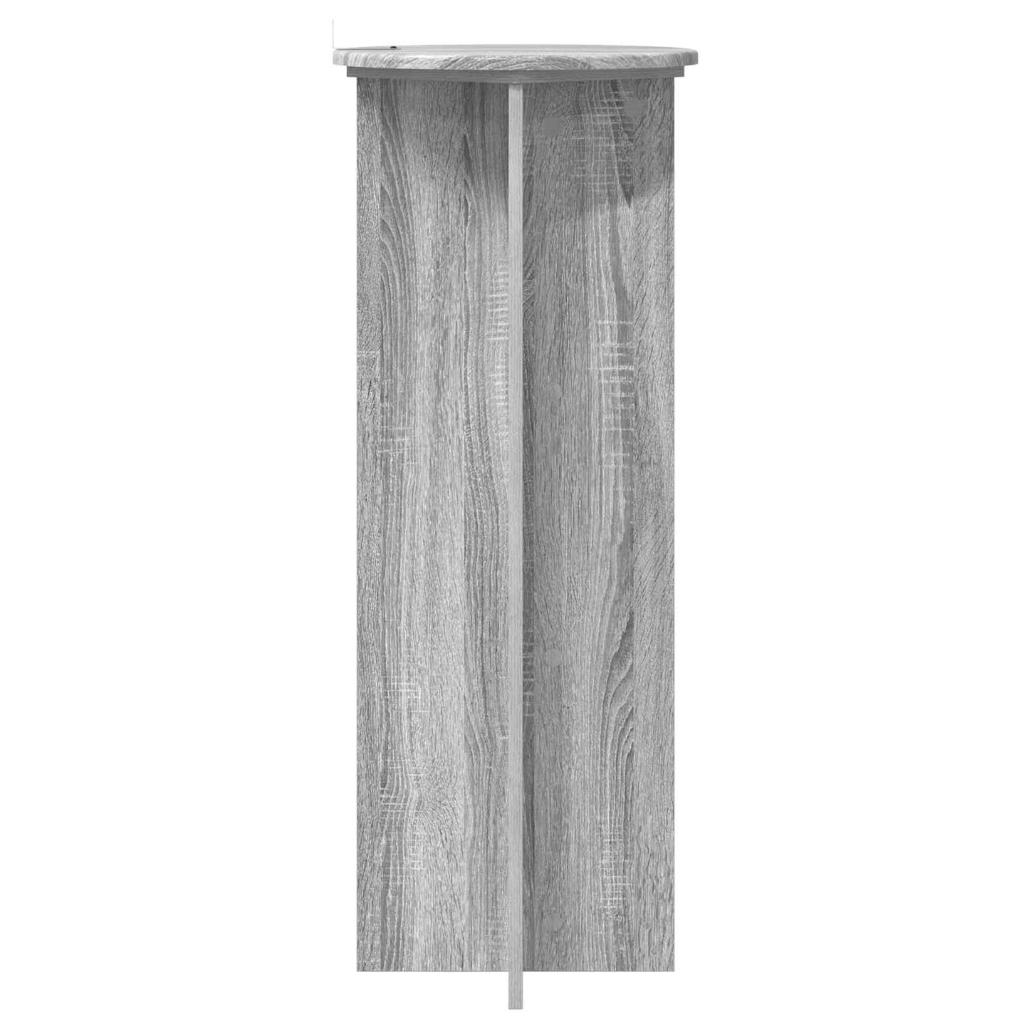 Növényállvány 2 pcs Szürke Sonoma Ø40 x 100 cm Szerelt Fa