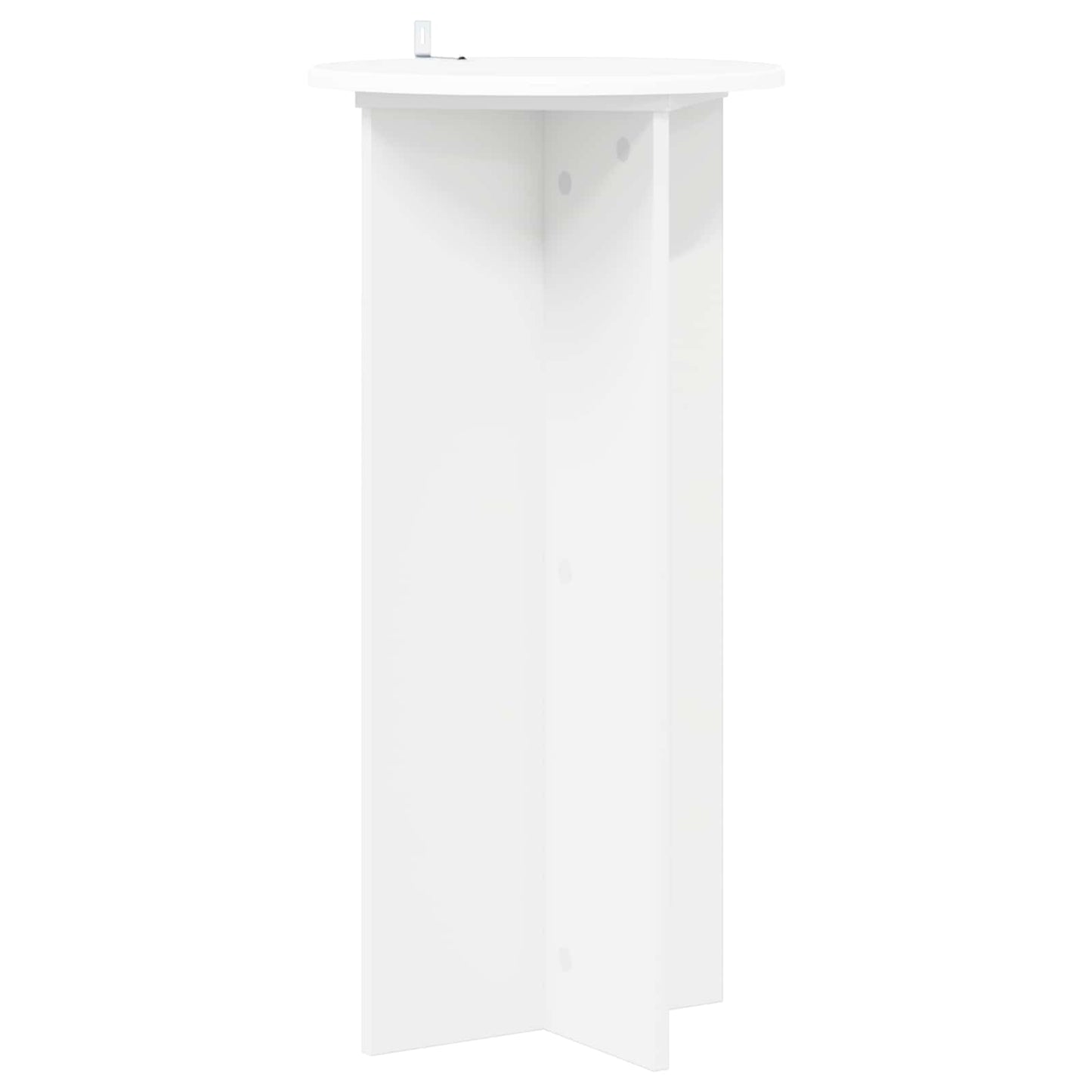 Növényállvány 2 pcs Fehér Ø40 x 80 cm Szerelt Fa