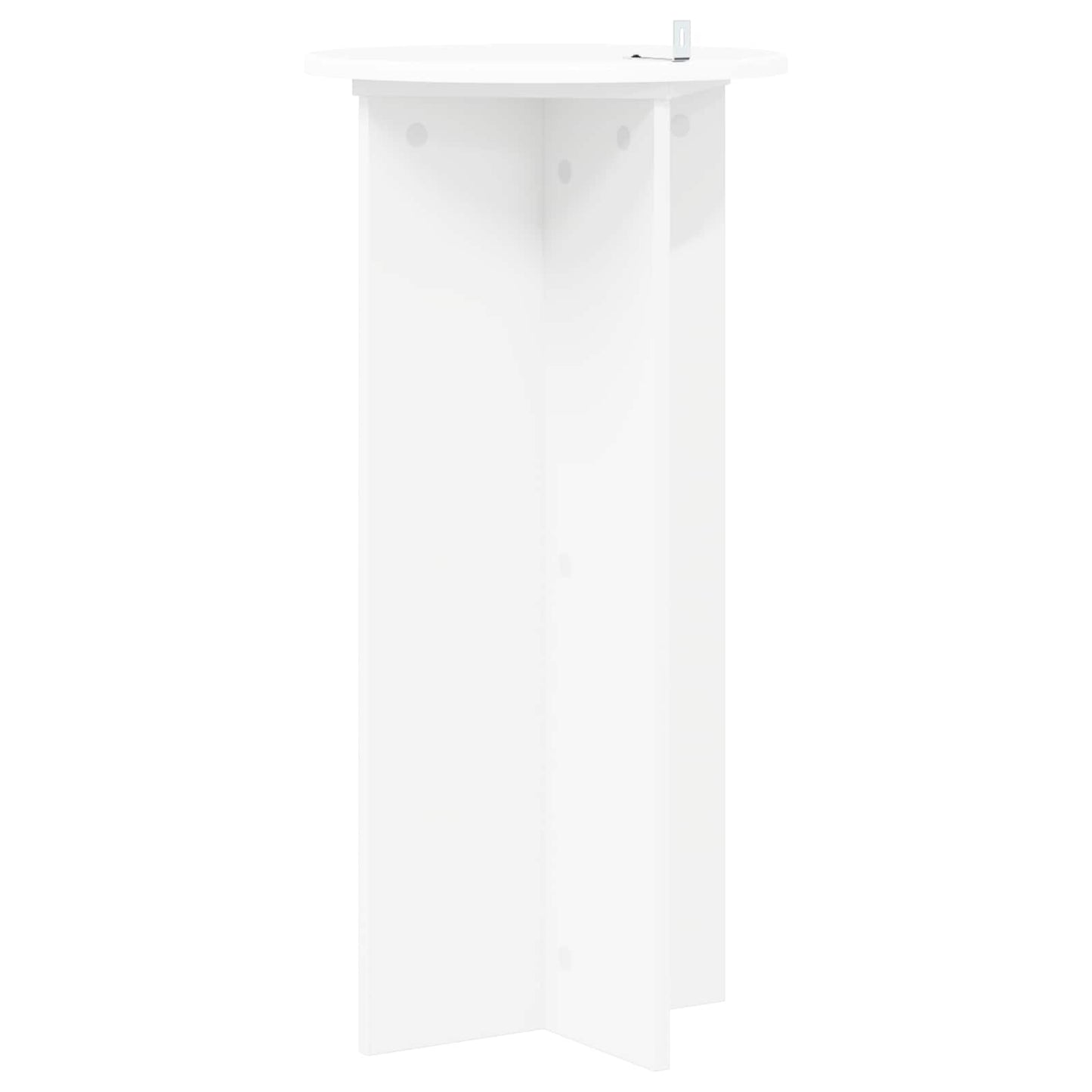 Növényállvány 2 pcs Fehér Ø40 x 80 cm Szerelt Fa