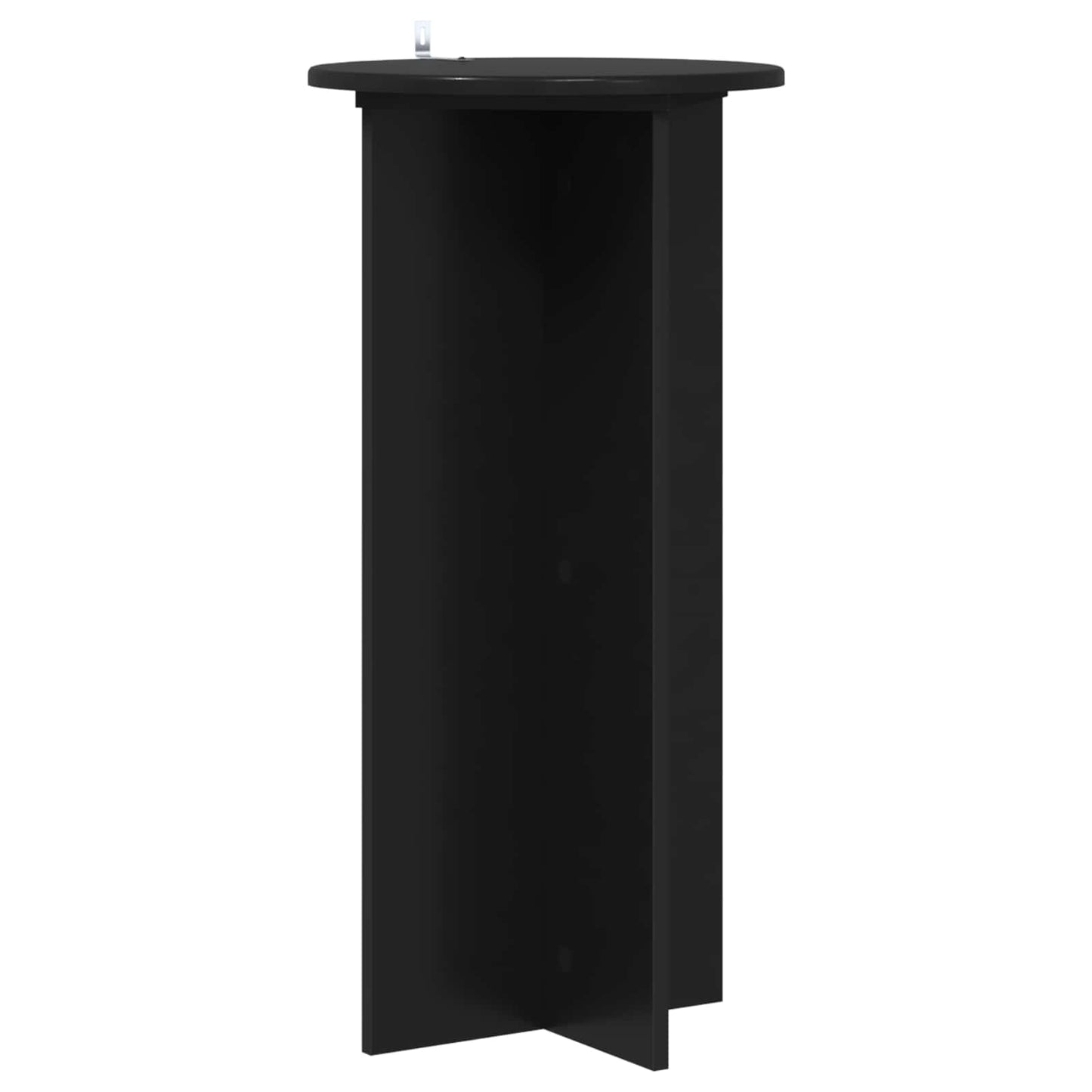 Növényállvány 2 pcs Fekete 40 x 40 x 80 cm Szerelt Fa