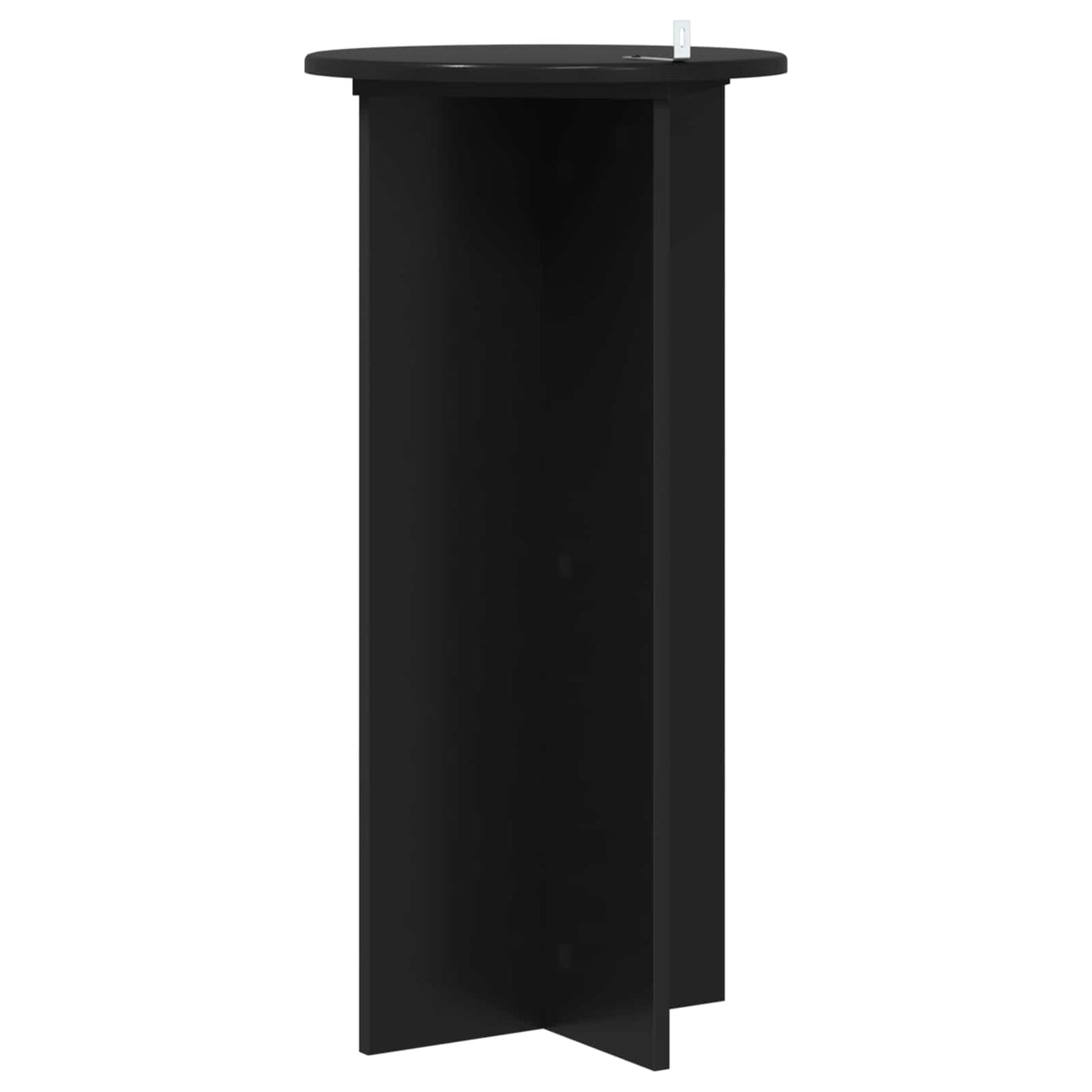 Növényállvány 2 pcs Fekete 40 x 40 x 80 cm Szerelt Fa
