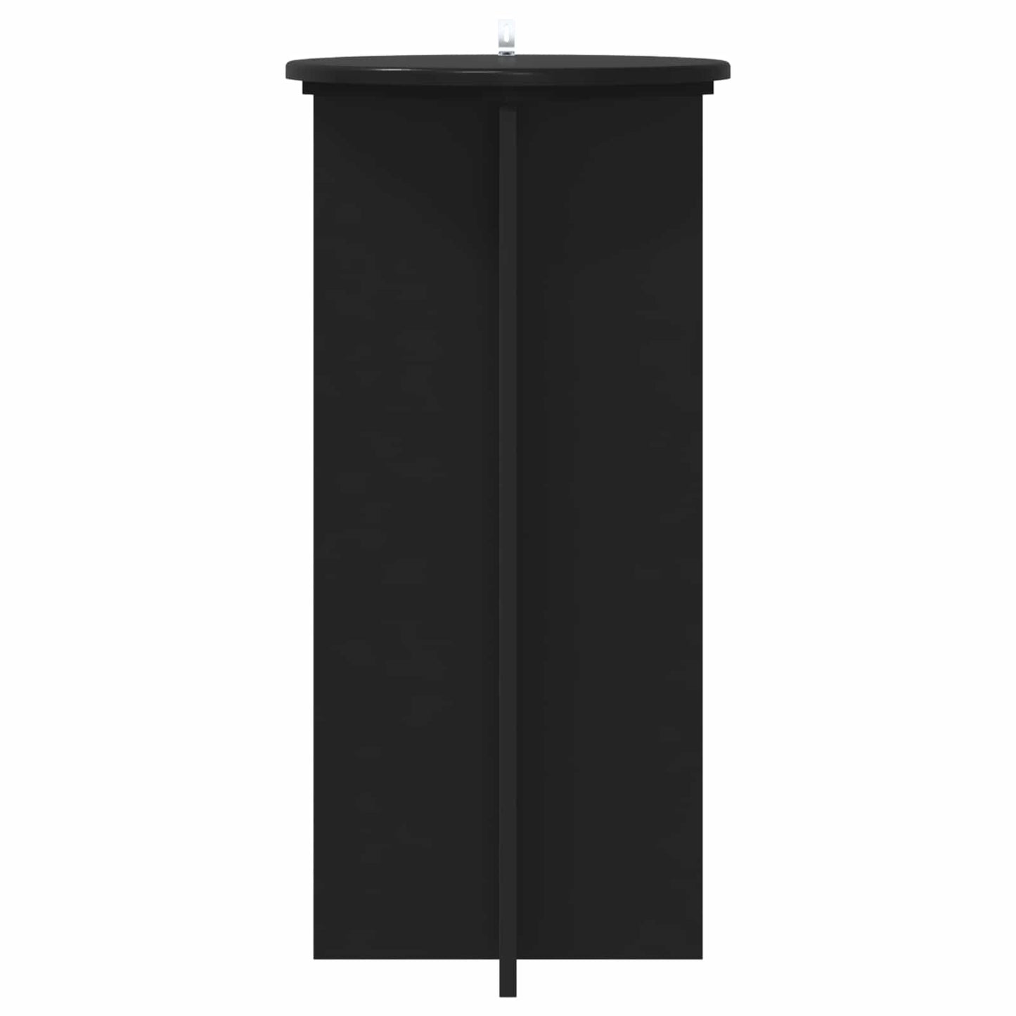 Növényállvány 2 pcs Fekete 40 x 40 x 80 cm Szerelt Fa