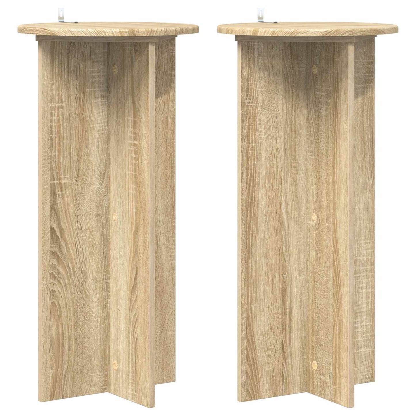 Növényállvány 2 pcs Sonoma Tölgy 40 x 40 x 80 cm Szerelt Fa