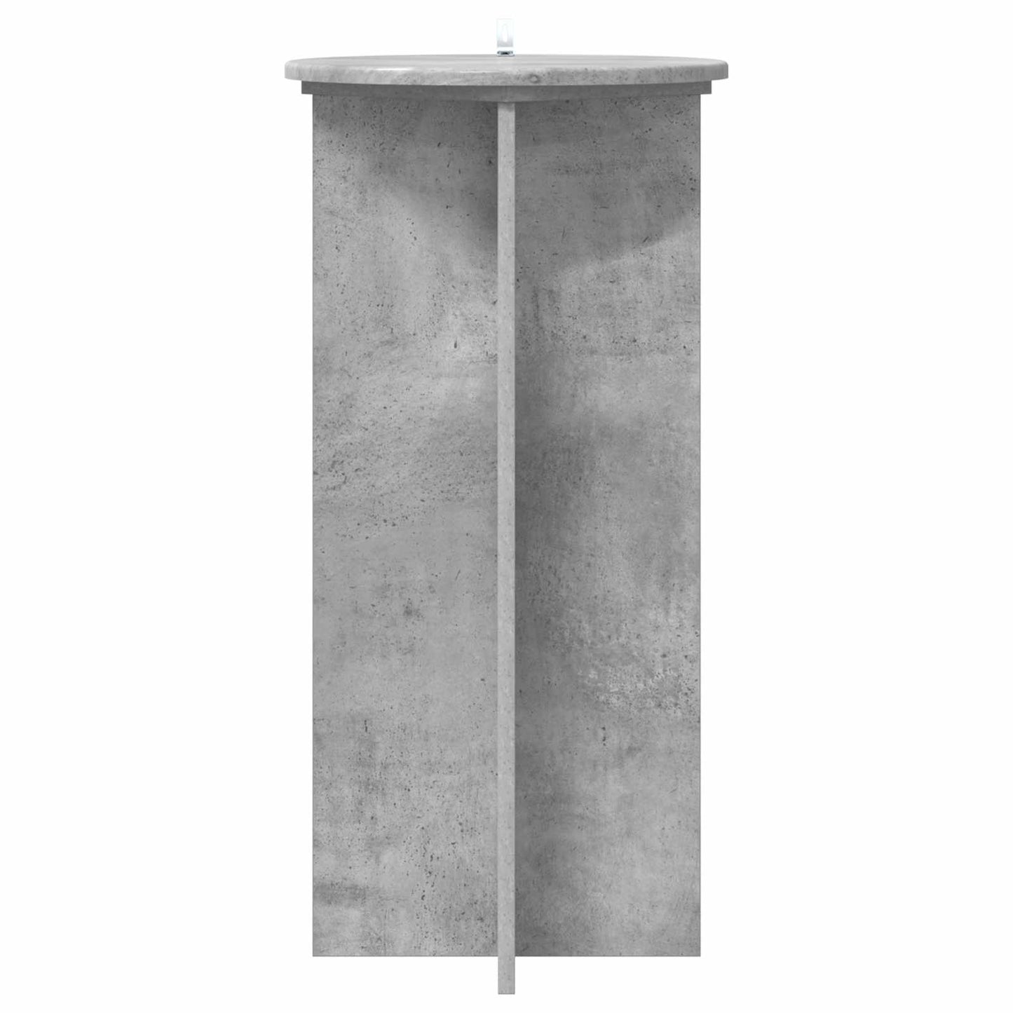 Növényállvány 2 pcs Betonszürke 40 x 40 x 80 cm Szerelt Fa