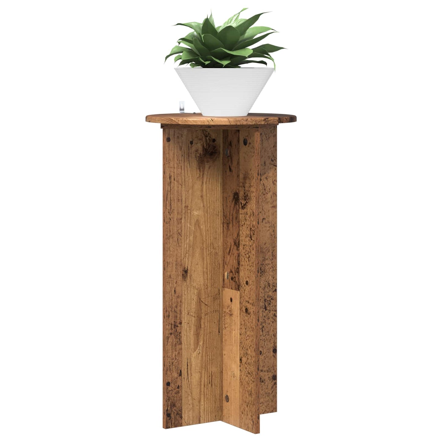 Növényállvány 2 pcs Antik Fa 40 x 40 x 80 cm Szerelt Fa