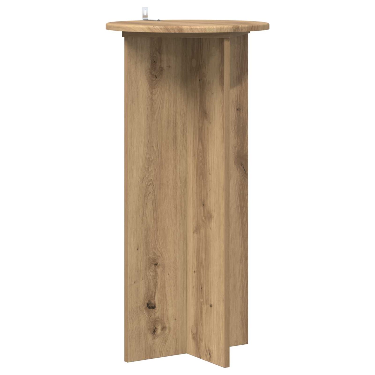 Növényállvány 2 db Kézműves Tölgy 40 x 40 x 80 cm Szerelt Fa