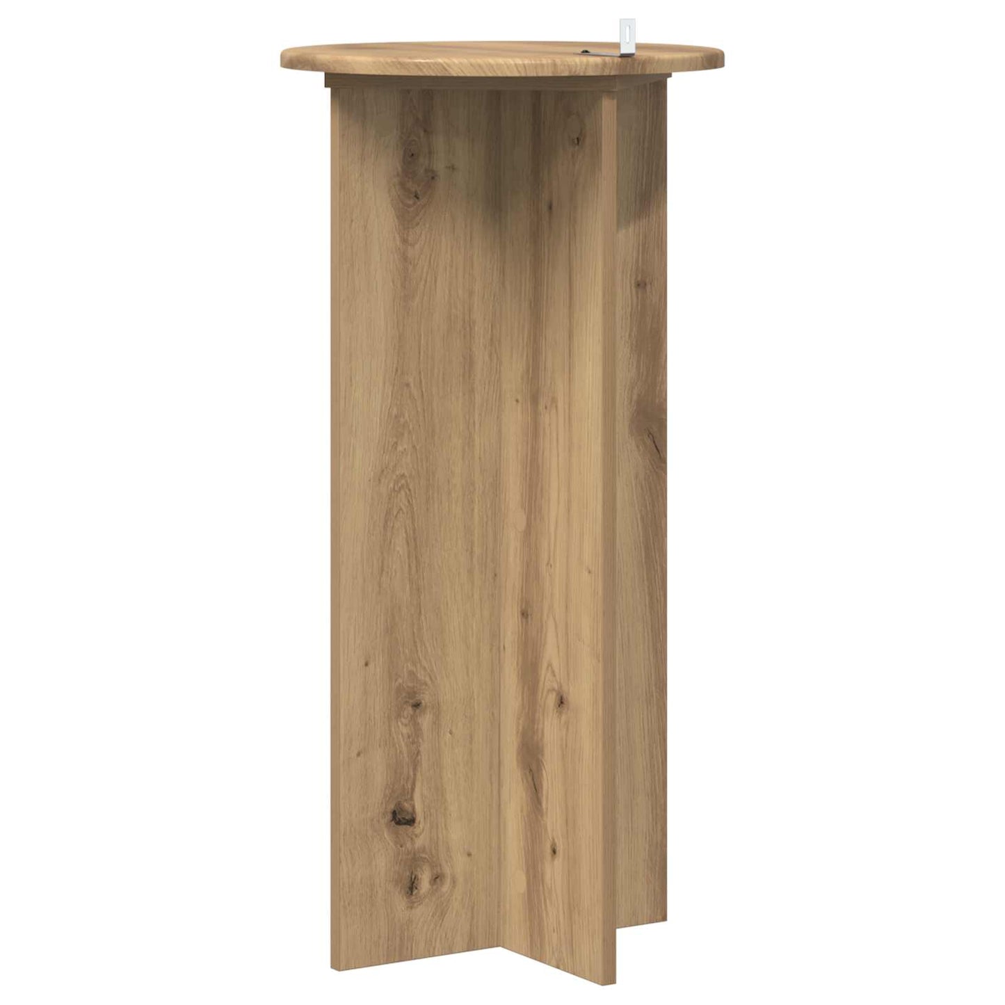 Növényállvány 2 db Kézműves Tölgy 40 x 40 x 80 cm Szerelt Fa