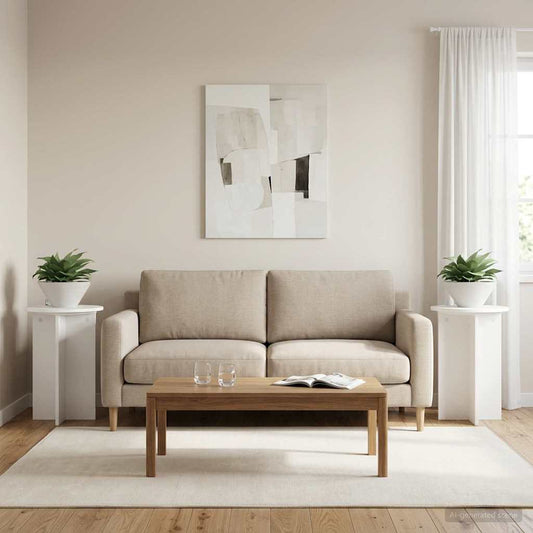 Növényállvány 2 pcs Fehér Ø40 x 60 cm Szerelt Fa