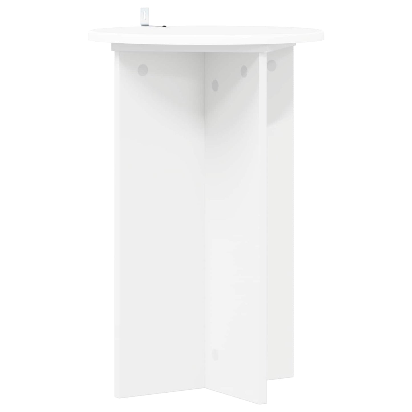 Növényállvány 2 pcs Fehér Ø40 x 60 cm Szerelt Fa