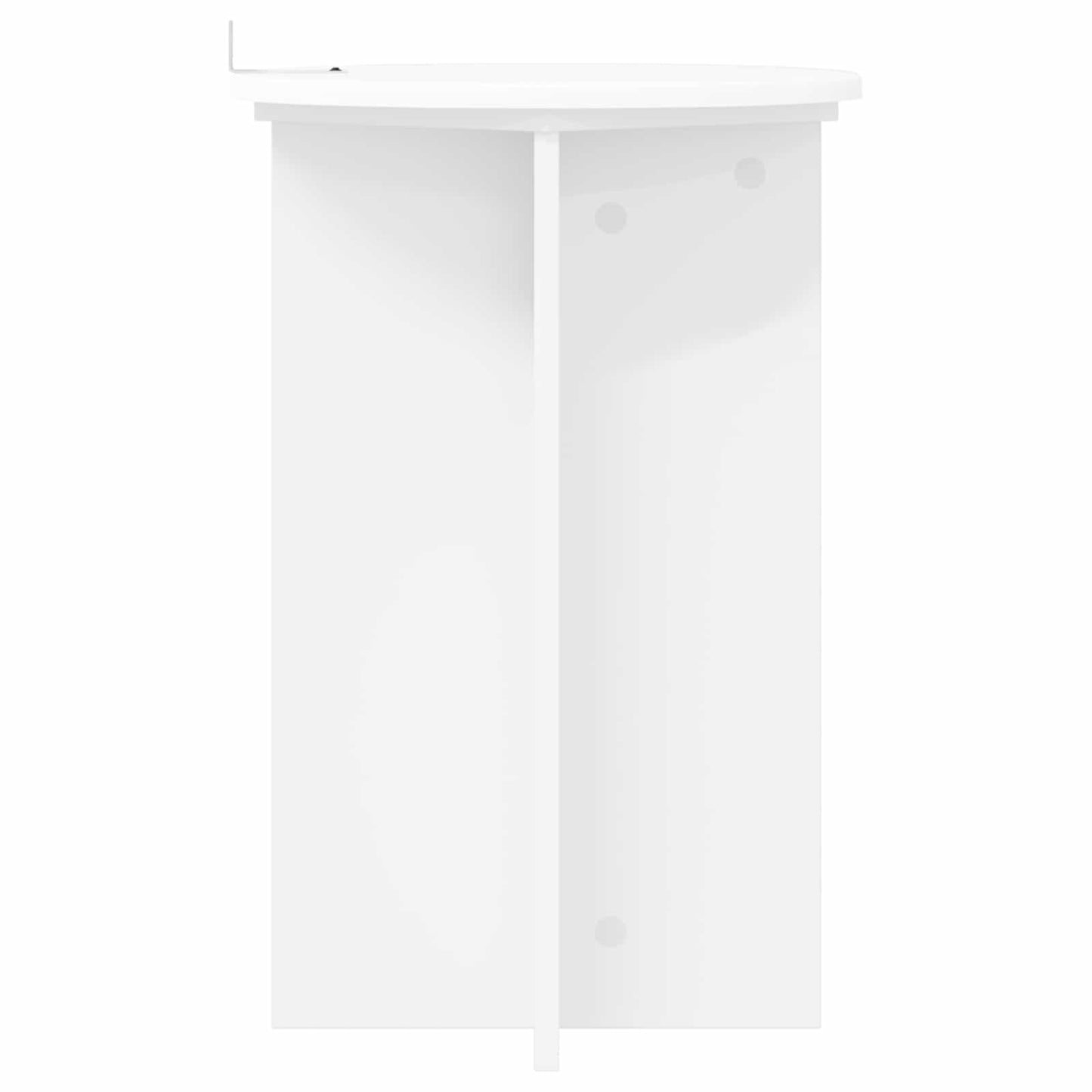 Növényállvány 2 pcs Fehér Ø40 x 60 cm Szerelt Fa