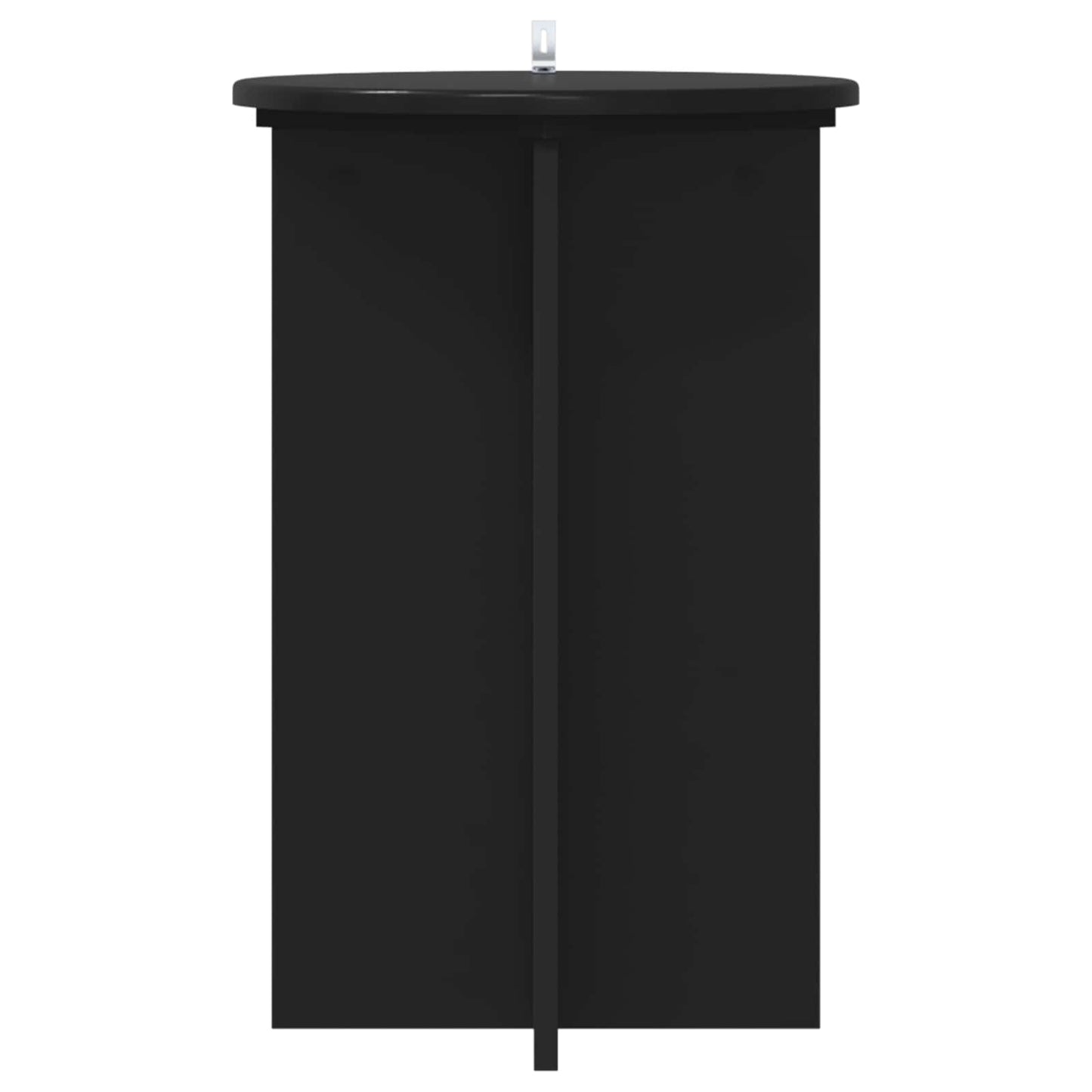 Növényállvány 2 pcs Fekete Ø40 x 60 cm Szerelt Fa