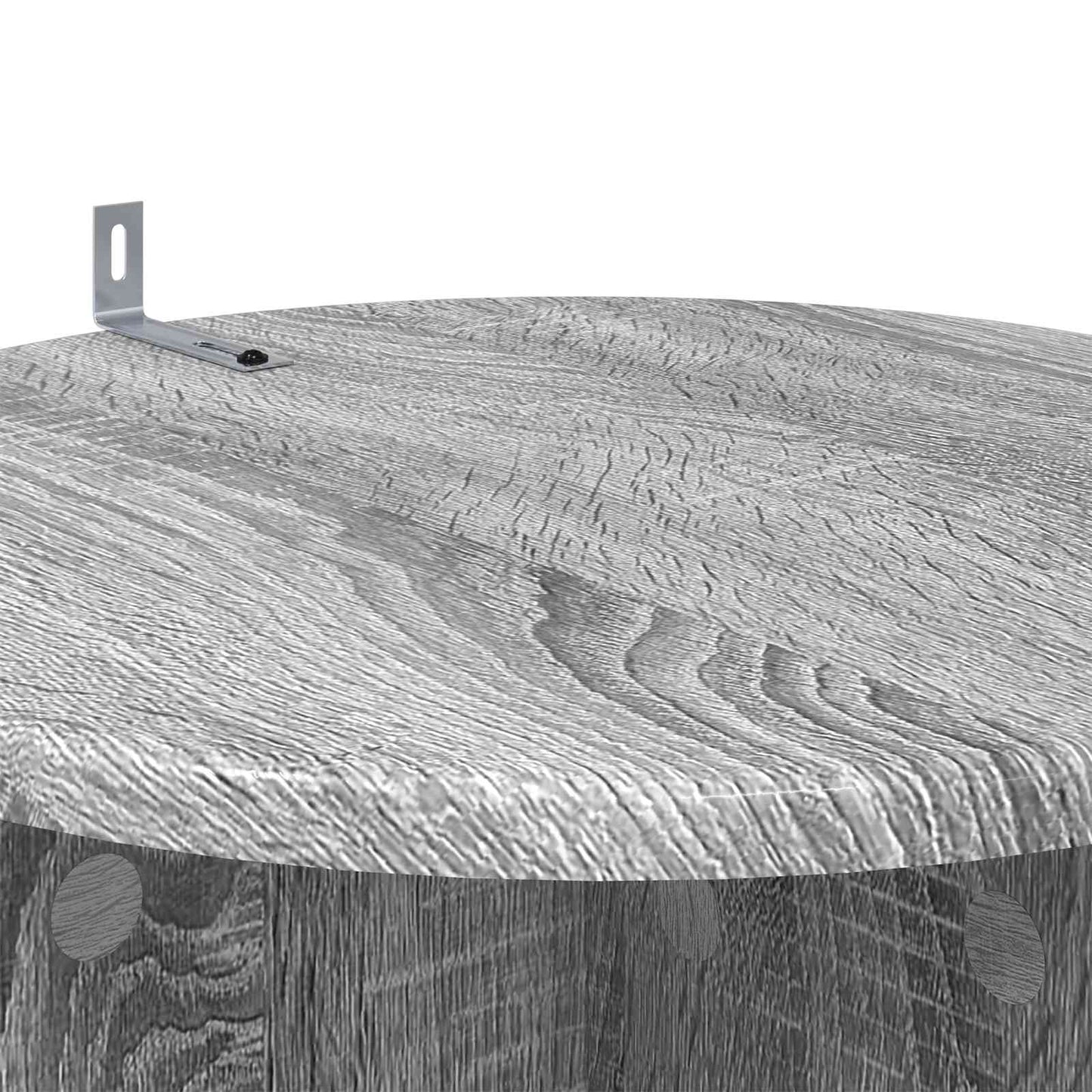 Növényállvány 2 pcs Szürke Sonoma Ø40 x 60 cm Szerelt Fa