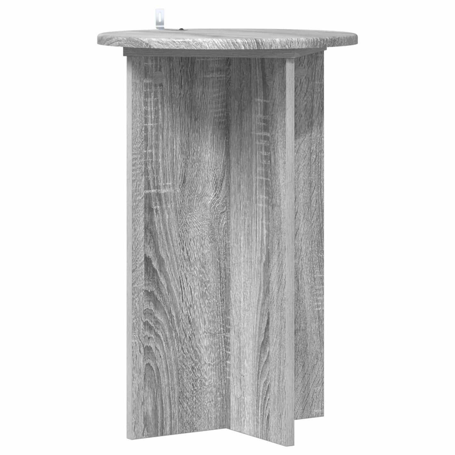 Növényállvány 2 pcs Szürke Sonoma Ø40 x 60 cm Szerelt Fa