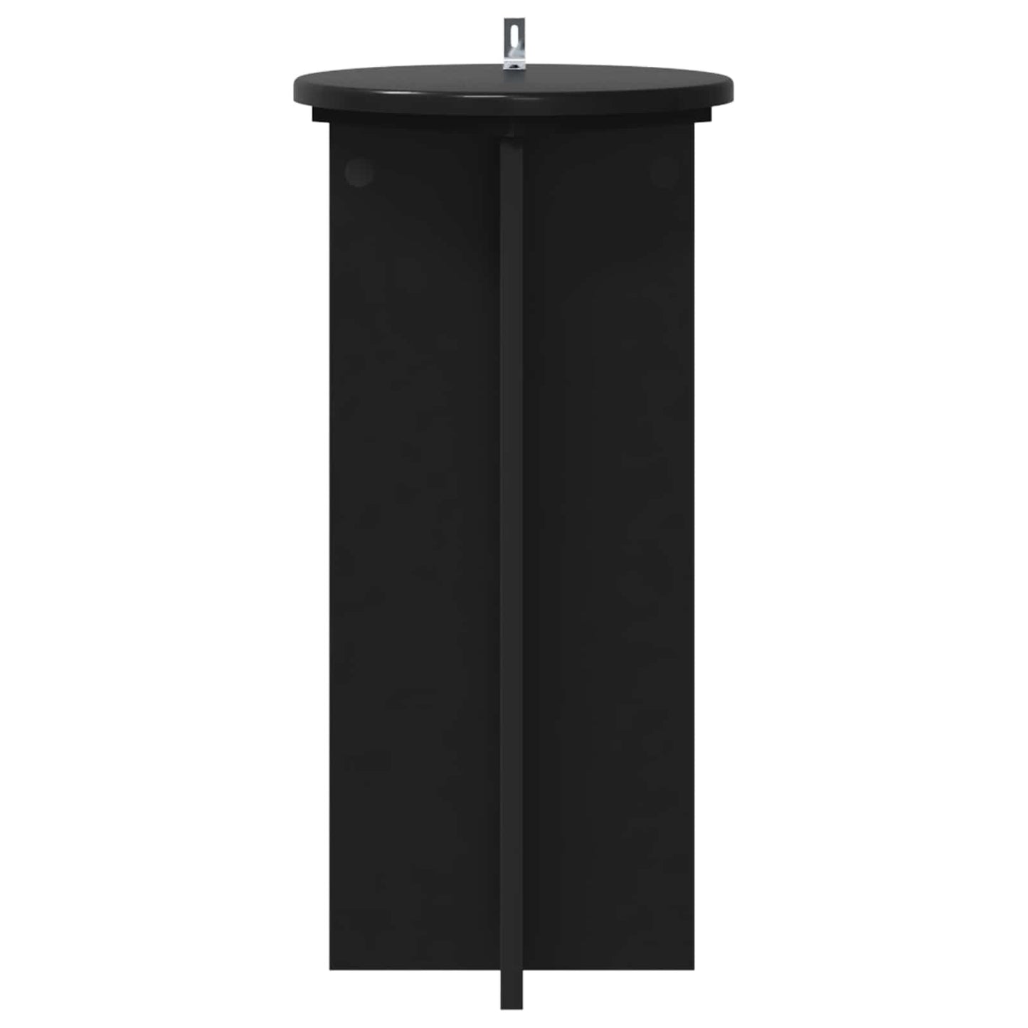 Növényállvány 2 pcs Fekete 29,5 x 29,5 x 60 cm Szerelt Fa