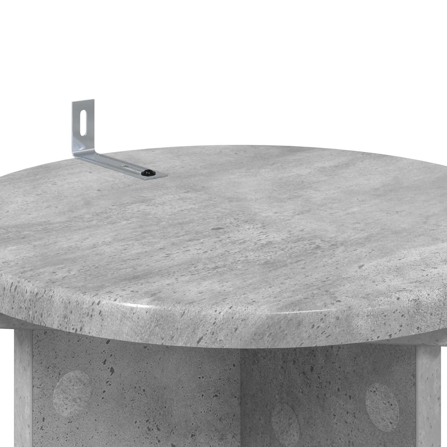 Növényállvány 2 pcs Betonszürke 29,5 x 29,5 x 60 cm Szerelt Fa