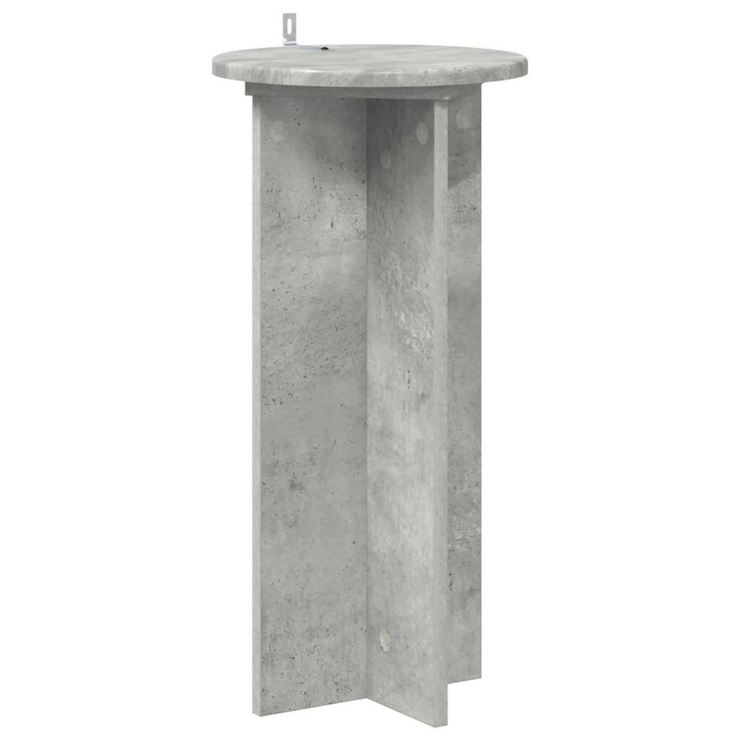 Növényállvány 2 pcs Betonszürke 29,5 x 29,5 x 60 cm Szerelt Fa