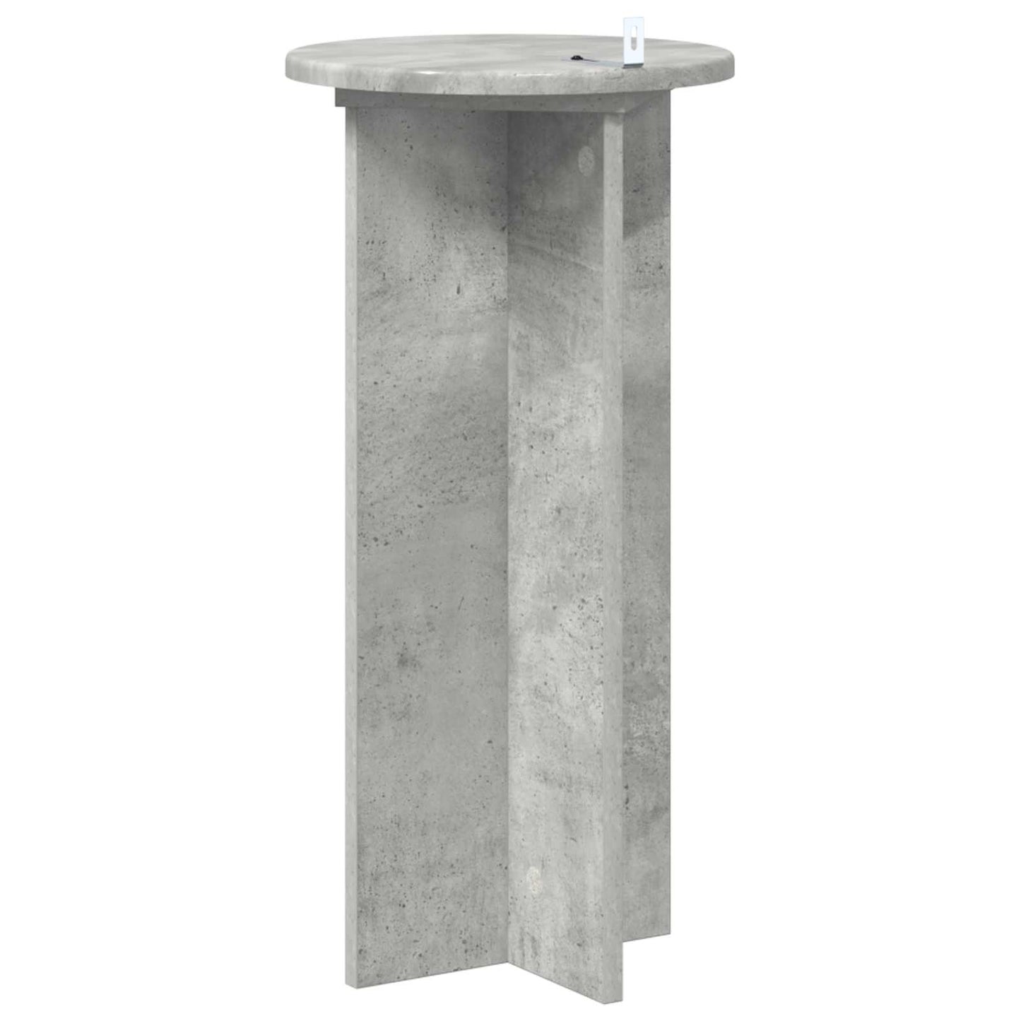 Növényállvány 2 pcs Betonszürke 29,5 x 29,5 x 60 cm Szerelt Fa