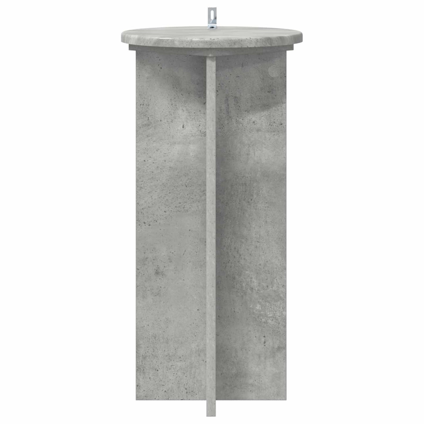 Növényállvány 2 pcs Betonszürke 29,5 x 29,5 x 60 cm Szerelt Fa