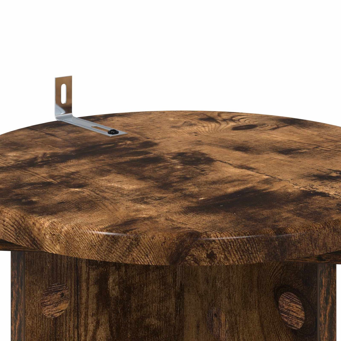Növényállvány 2 pcs Füstös Tölgy 29,5 x 29,5 x 60 cm Szerelt Fa