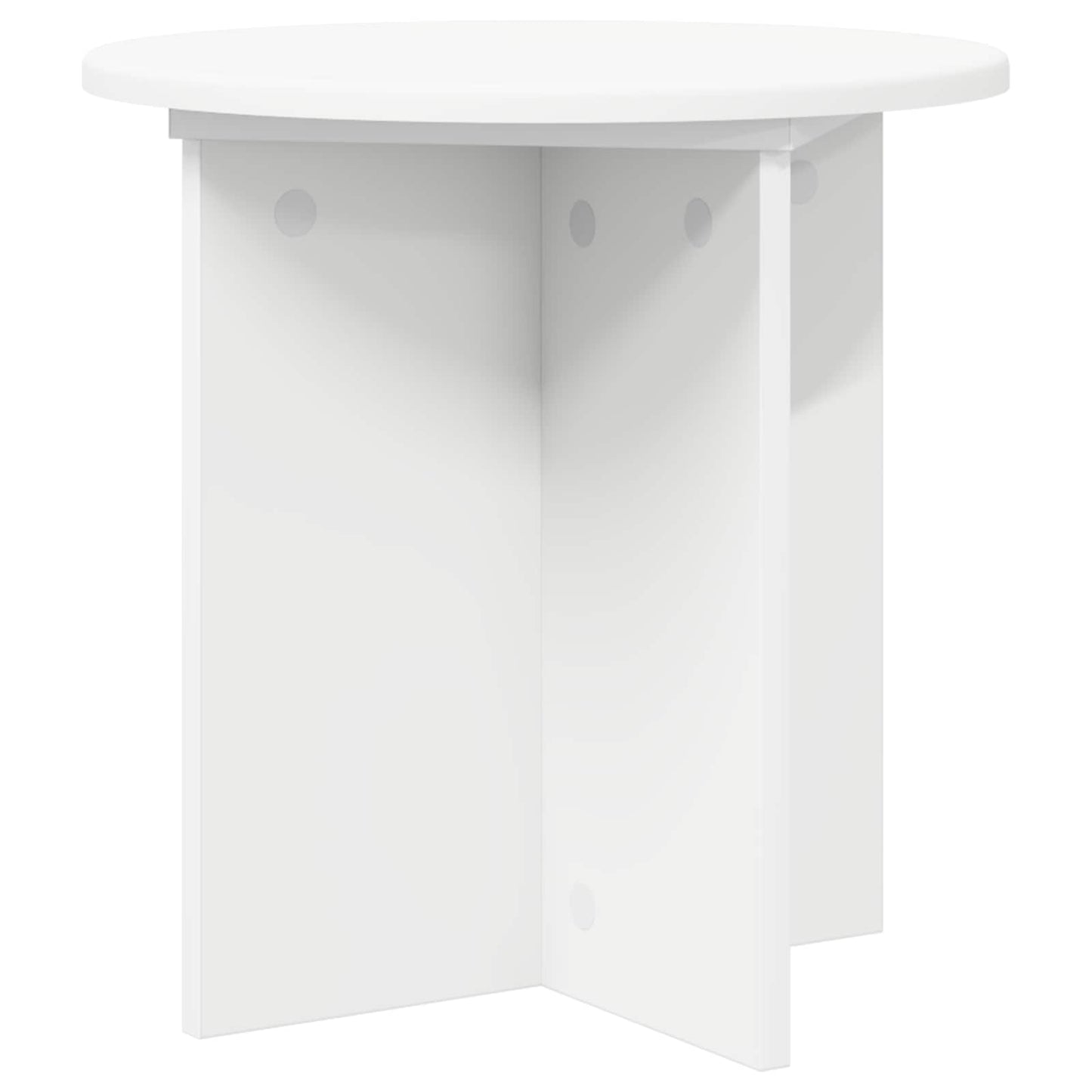 Növényállvány 2 pcs Fehér Ø40 x 40 cm Szerelt Fa