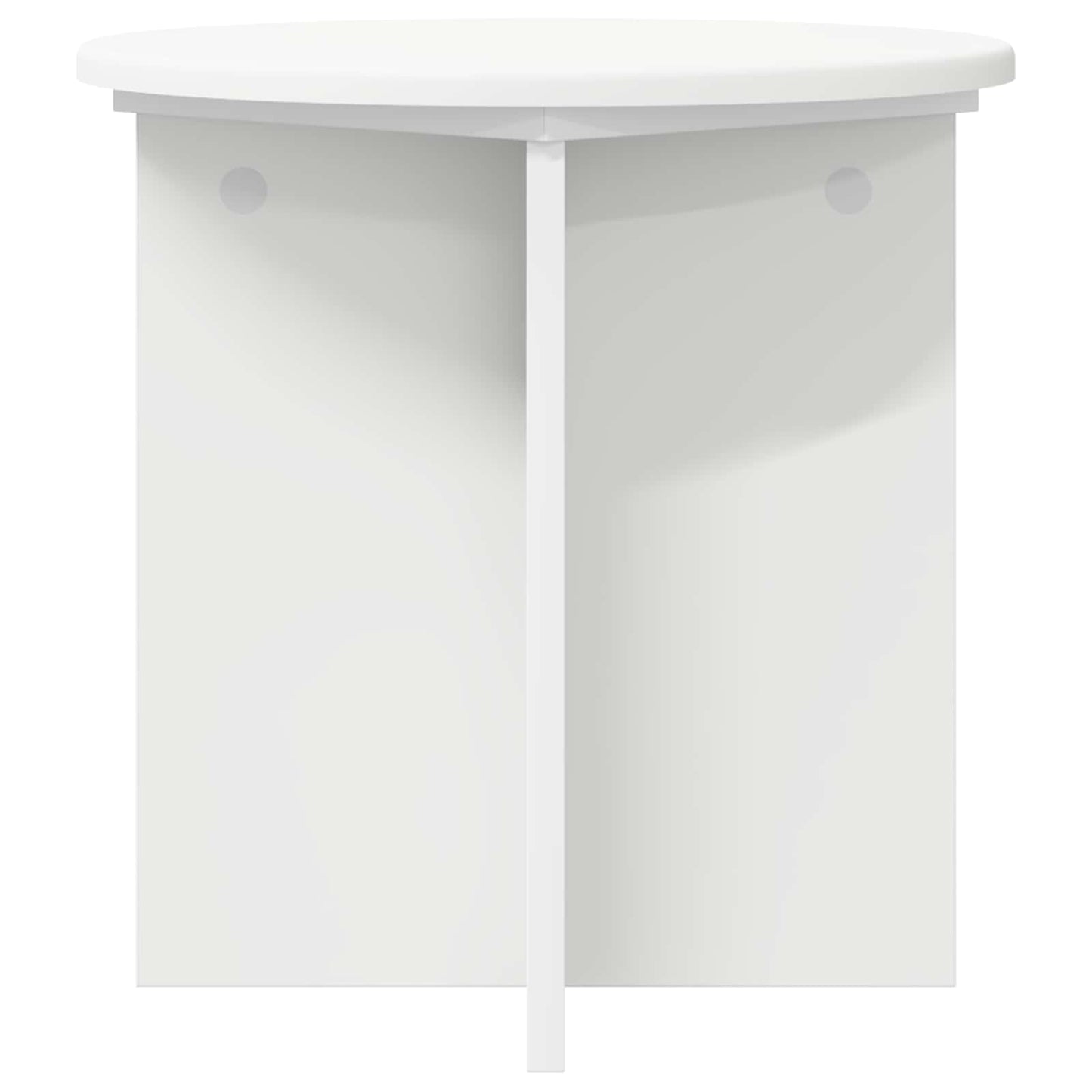 Növényállvány 2 pcs Fehér Ø40 x 40 cm Szerelt Fa
