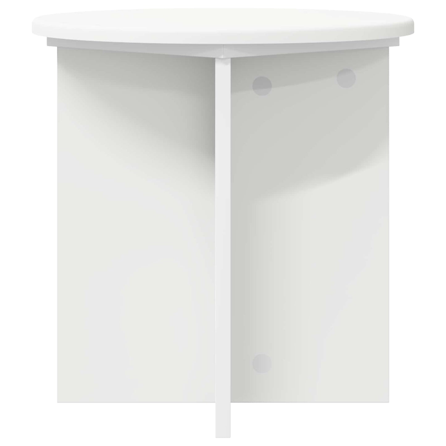 Növényállvány 2 pcs Fehér Ø40 x 40 cm Szerelt Fa