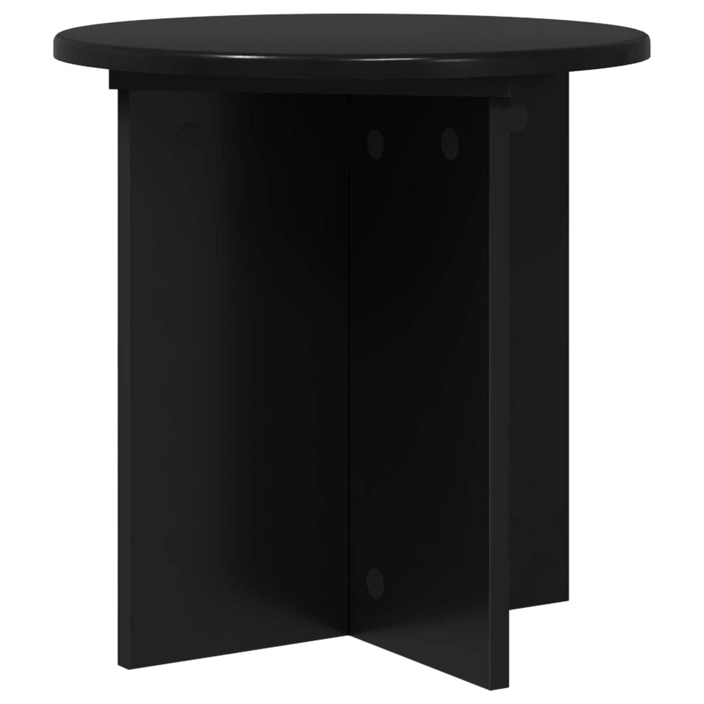 Növényállvány 2 pcs Fekete 40 x 40 x 40 cm Szerelt Fa