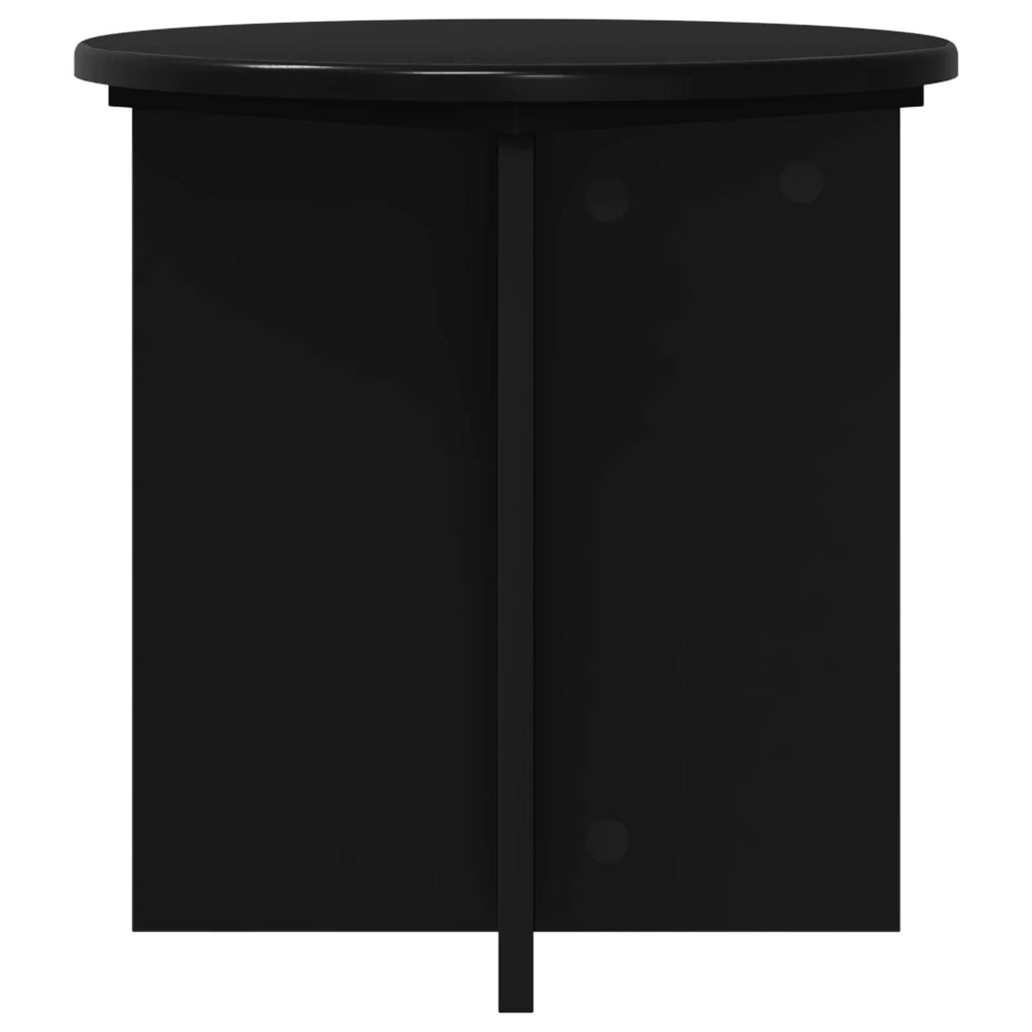 Növényállvány 2 pcs Fekete 40 x 40 x 40 cm Szerelt Fa