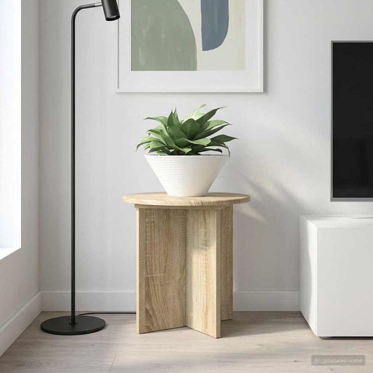 Növényállvány 2 pcs Sonoma Tölgy 40 x 40 x 40 cm Szerelt Fa
