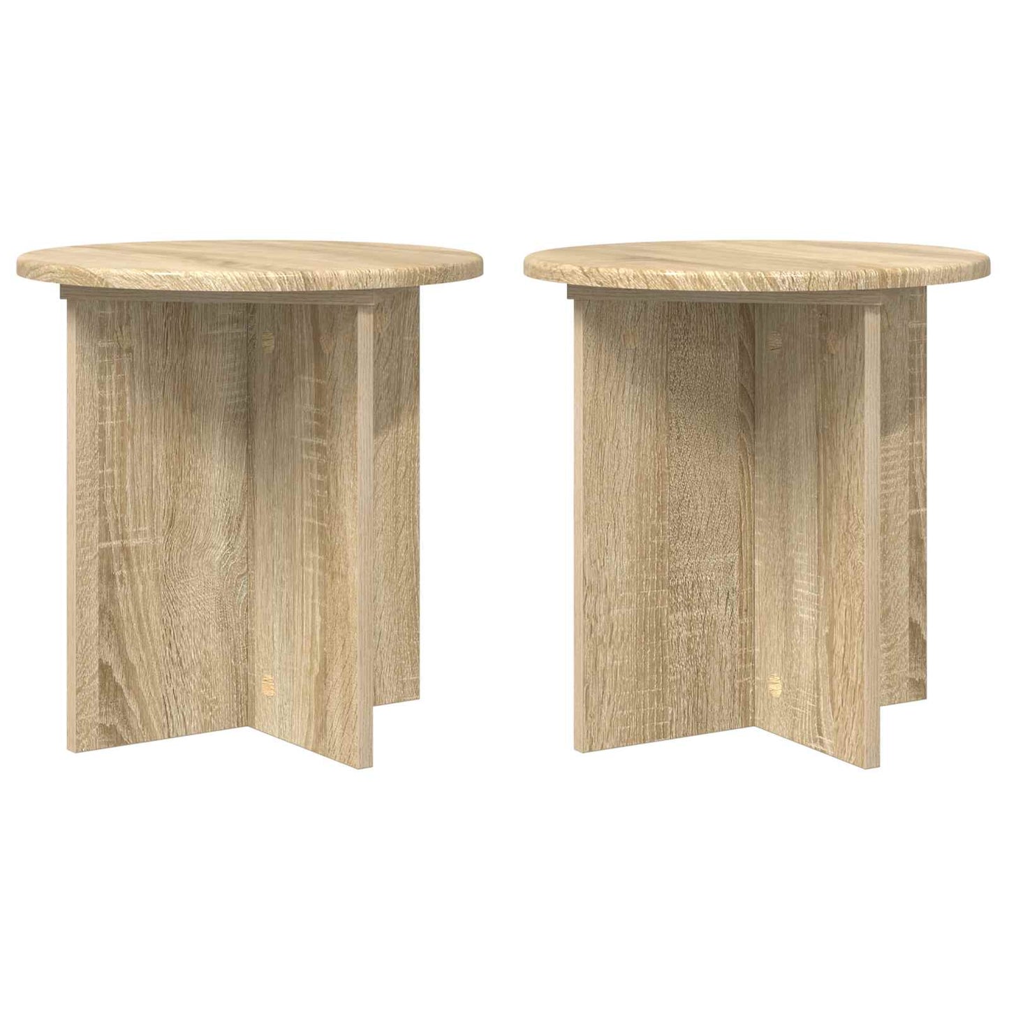 Növényállvány 2 pcs Sonoma Tölgy 40 x 40 x 40 cm Szerelt Fa