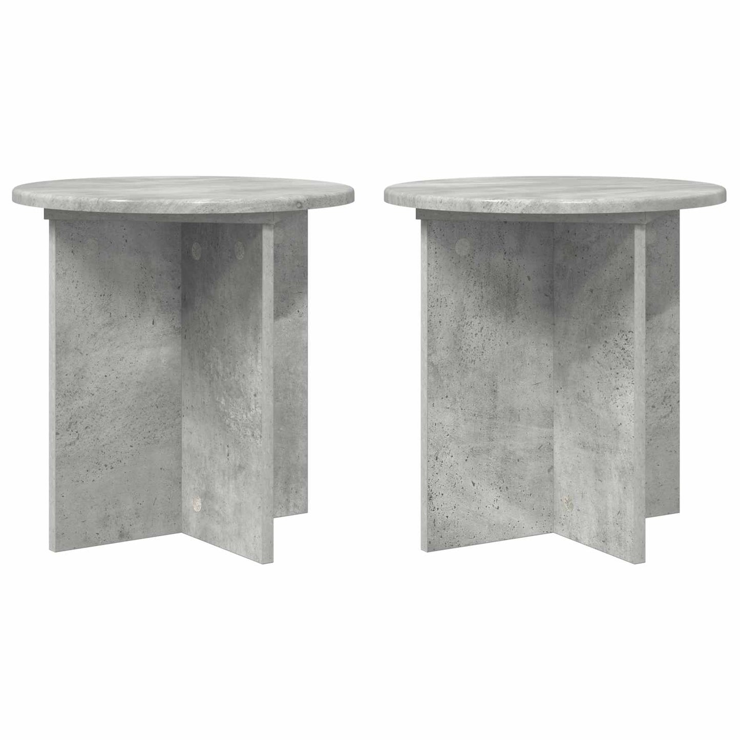 Növényállvány 2 pcs Betonszürke 40 x 40 x 40 cm Szerelt Fa