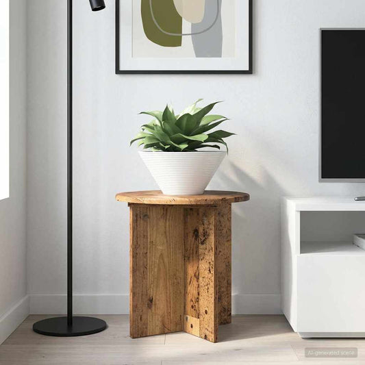 Növényállvány 2 pcs Antik Fa 40 x 40 x 40 cm Szerelt Fa