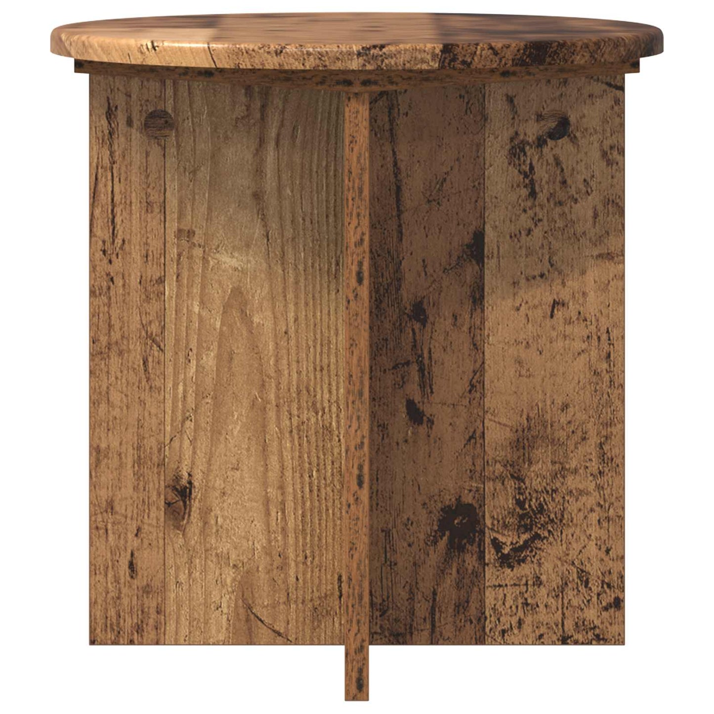 Növényállvány 2 pcs Antik Fa 40 x 40 x 40 cm Szerelt Fa