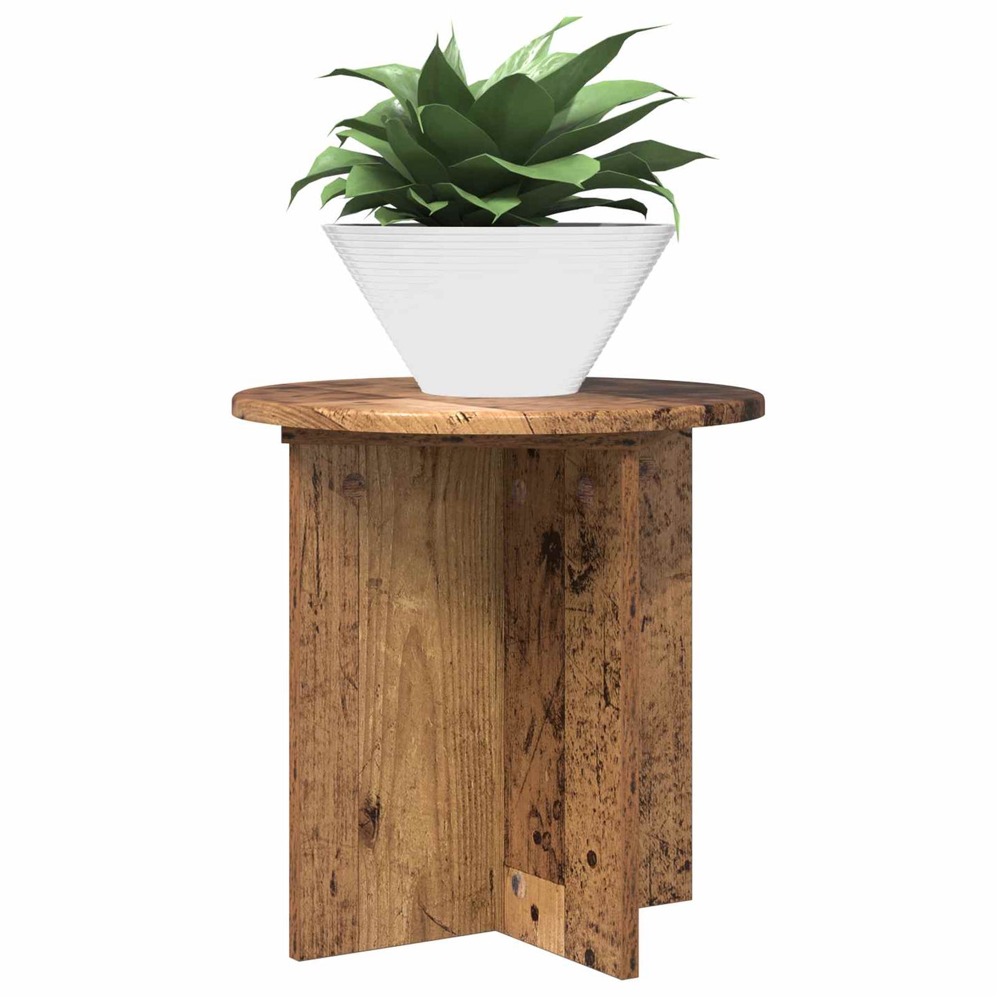 Növényállvány 2 pcs Antik Fa 40 x 40 x 40 cm Szerelt Fa