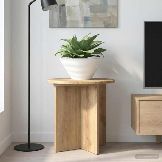 Növényállvány 2 pcs Kézműves Tölgy 40 x 40 x 40 cm Szerelt Fa