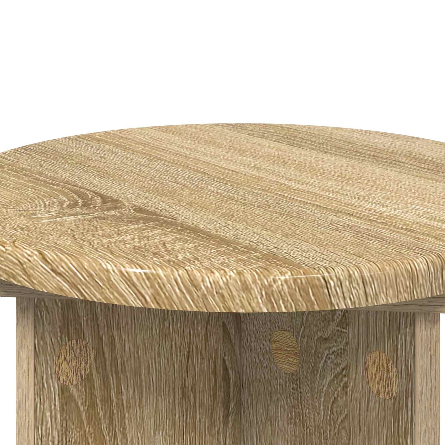 Növényállvány 2 pcs Sonoma Tölgy Ø29,5 x 40 cm Szerelt Fa